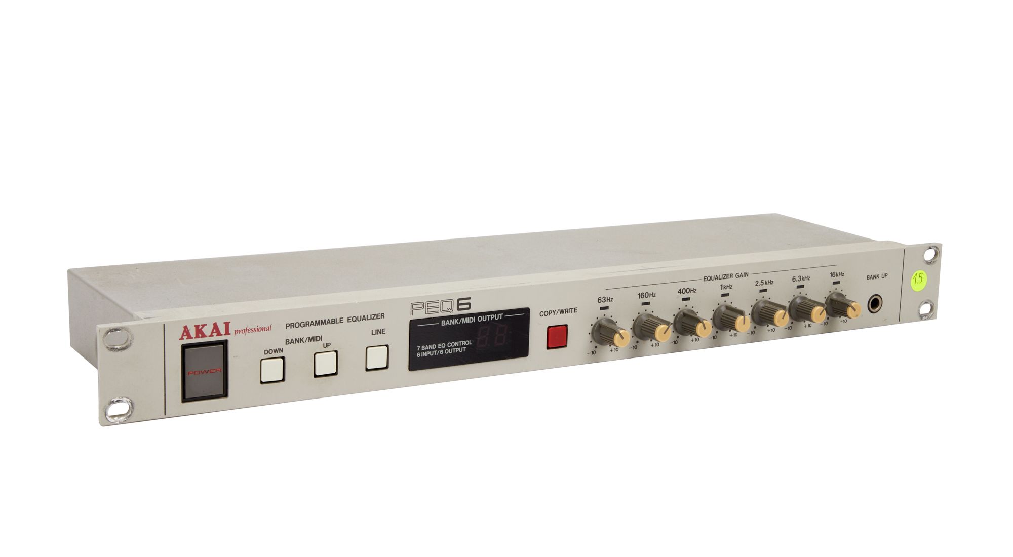 Florian Schneider | Akai PEQ6 Programmable Rack Mount Equalizer
