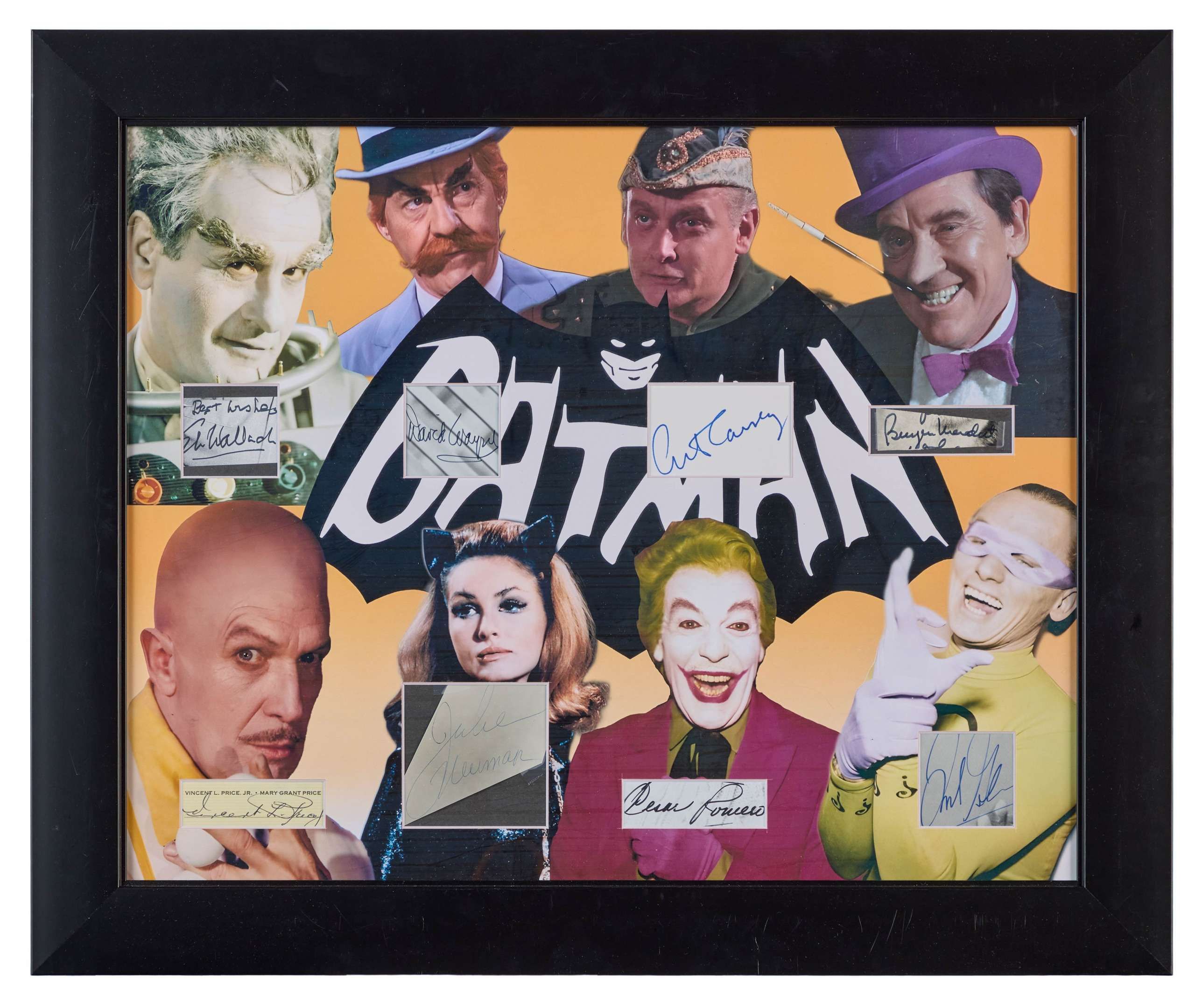 Batman | Villains Signed Framed Display