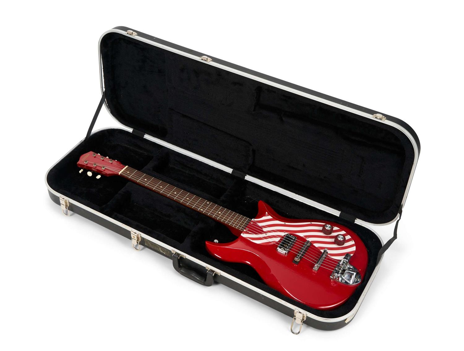 Rick Nielsen | 1961 Gretsch Corvette Peppermint Twist, Red with