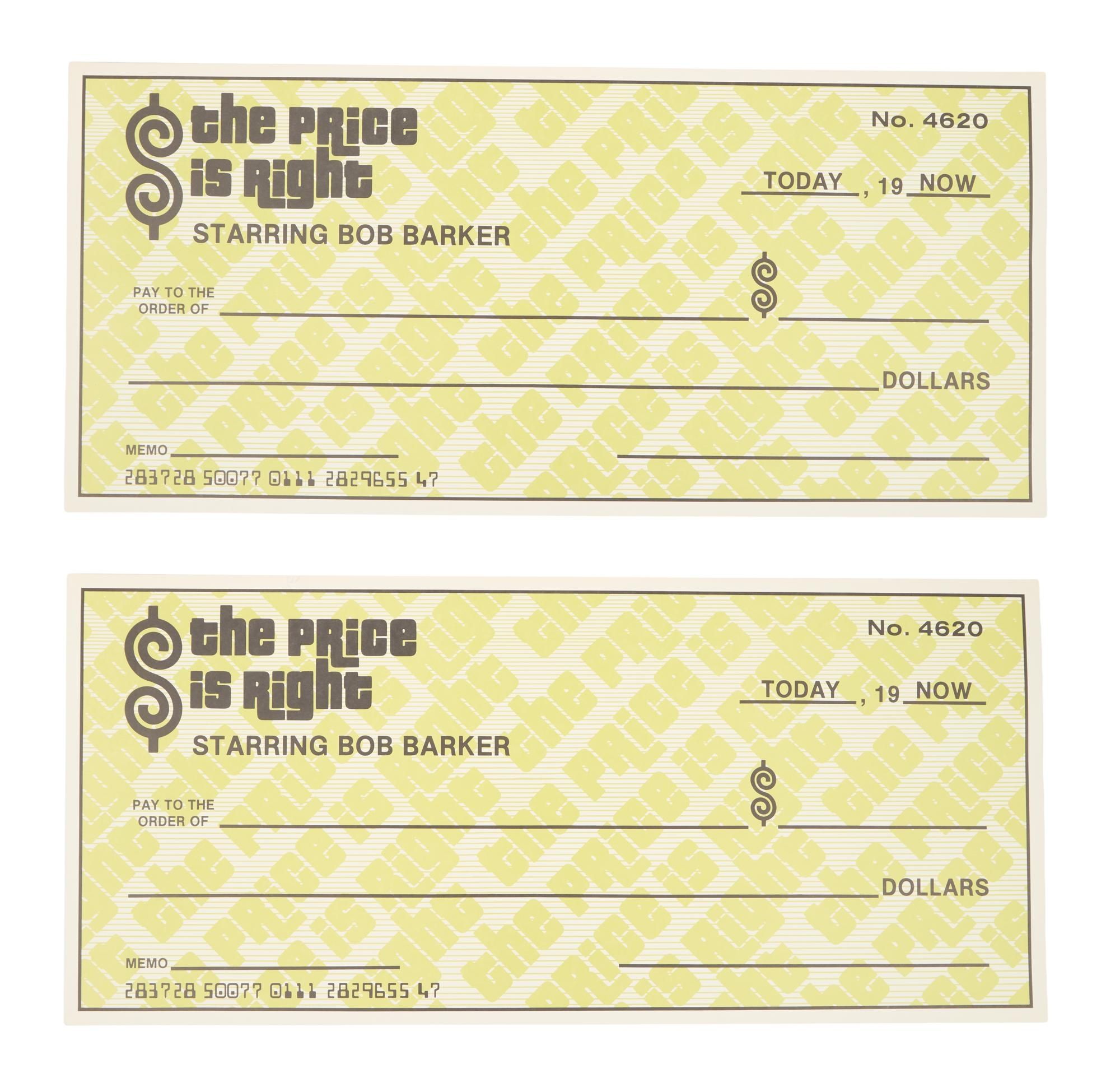 The Price is Right | Oversized Checks with More