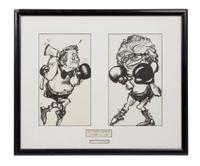 Friars Club | Five Misc. Framed Items