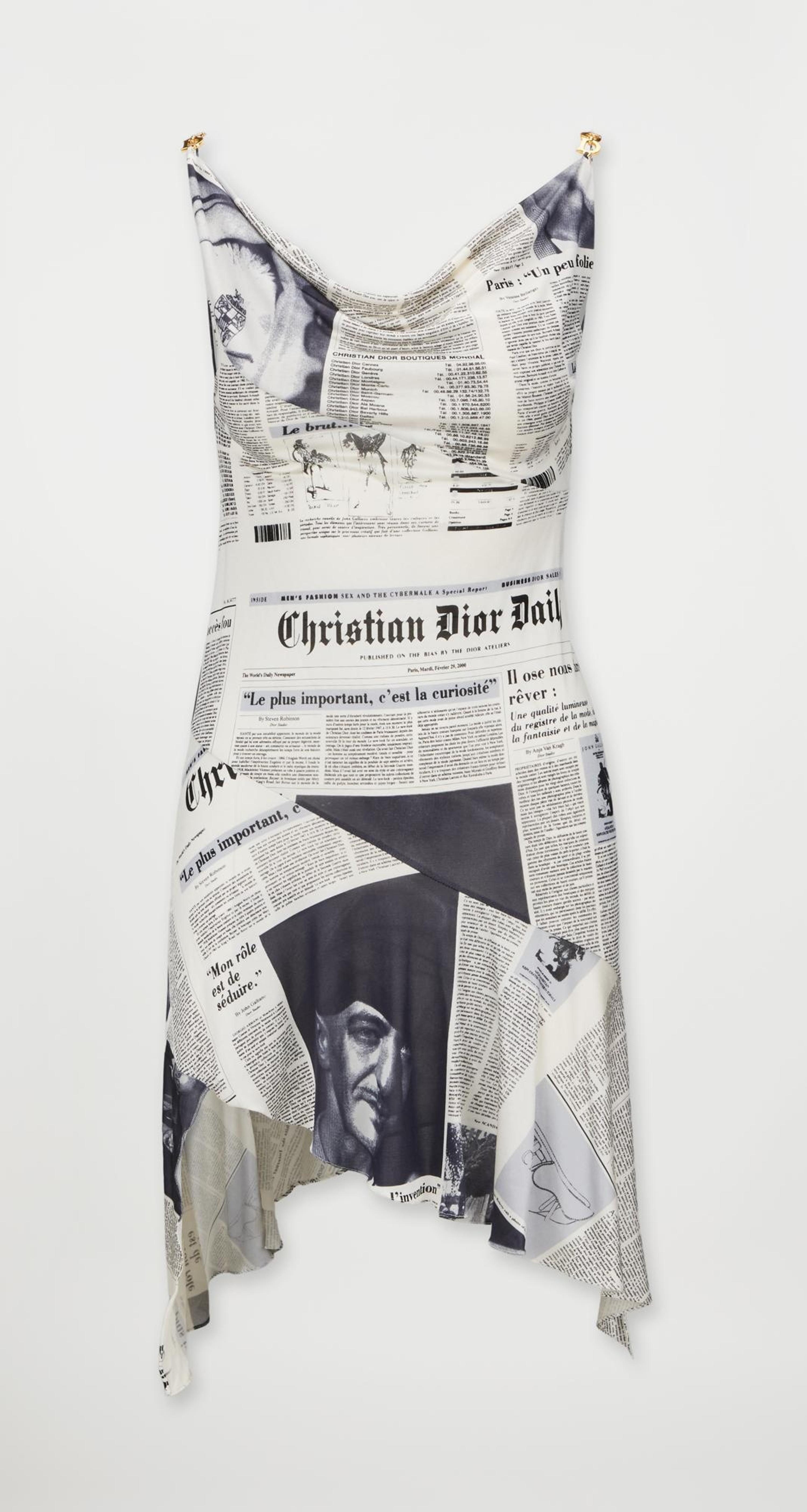 christian dior newspaper dress The success of the Newspaper Dress