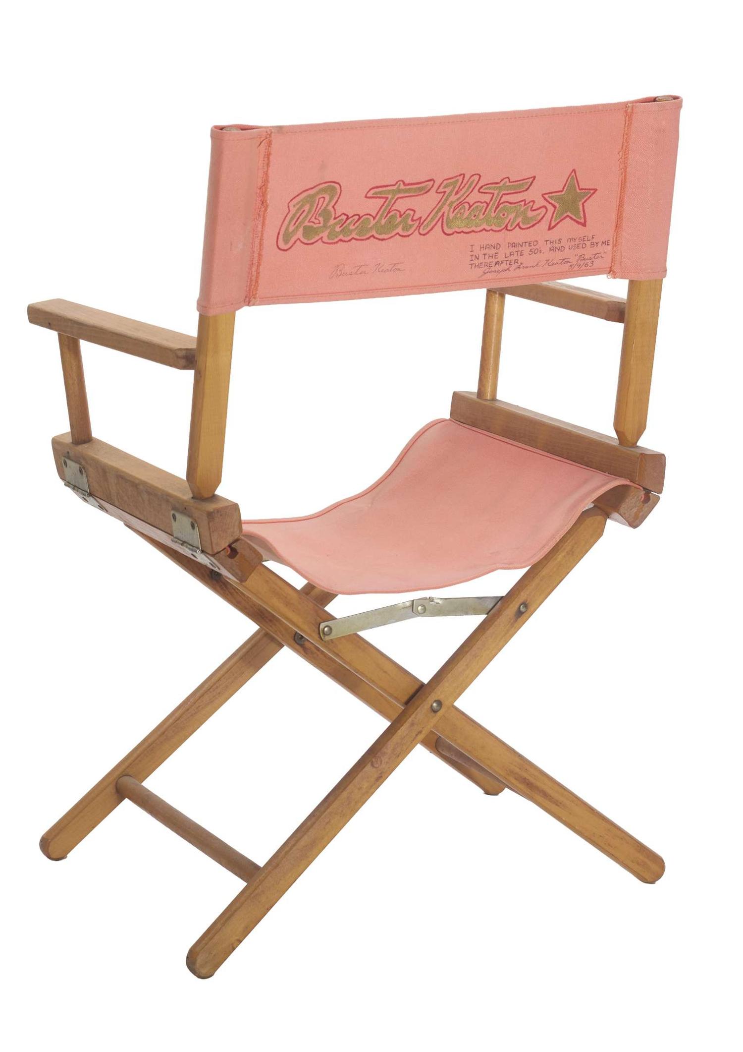 Buster Keaton | Buster Keaton Signed Director's Chair lot