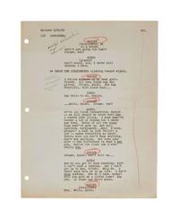 Marilyn Monroe | 1960 Annotated 'Script Change' Pages from The Misfits