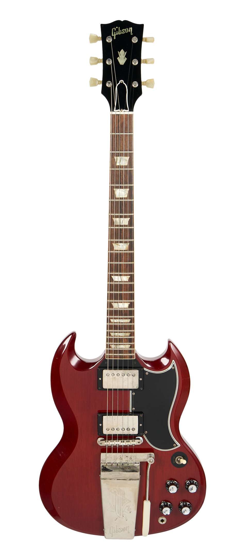 Rick Nielsen | 1965 Gibson SG Standard Electric Guitar, Cherry Red