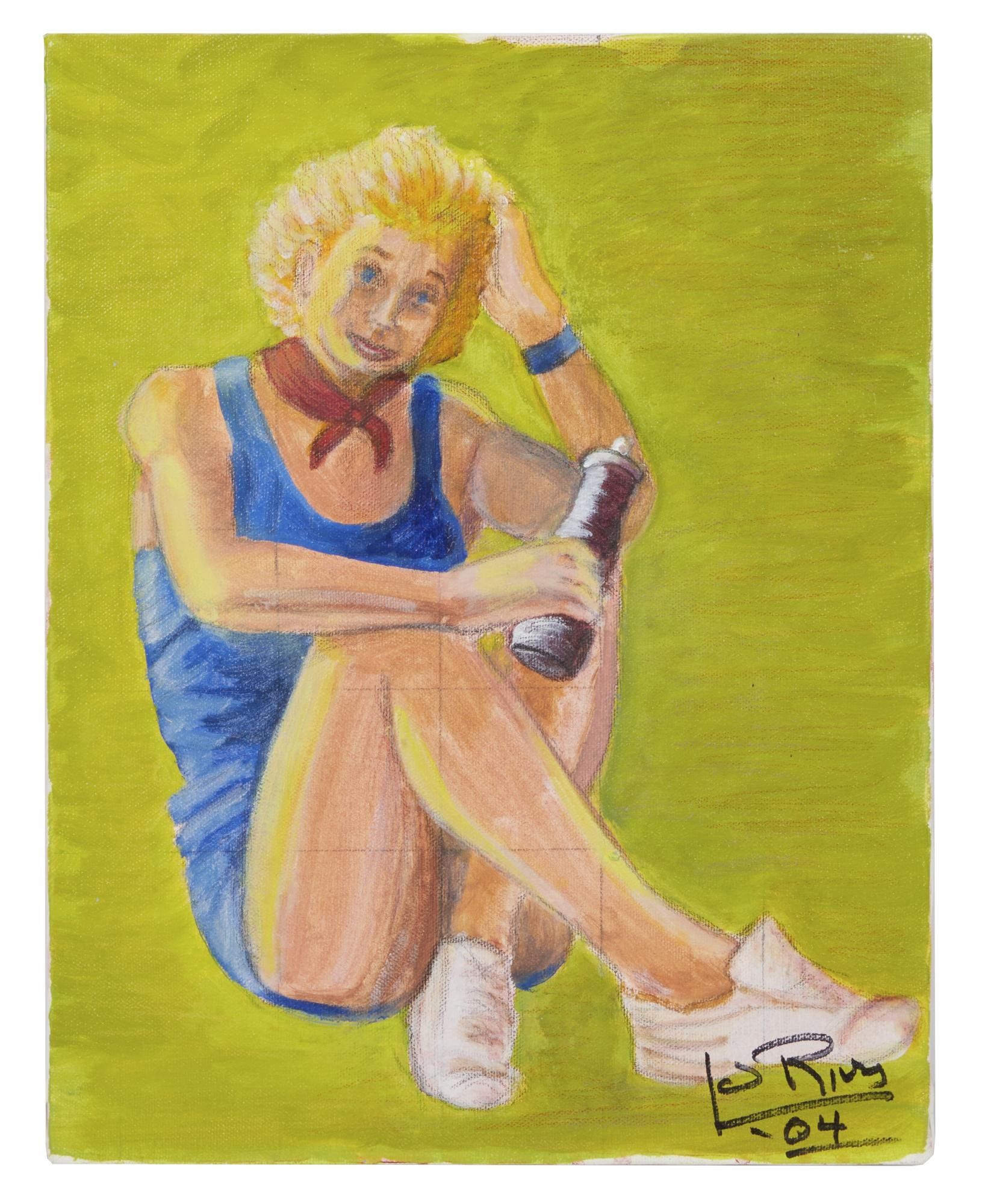 Joan Rivers | Signed Painting of a Woman by Rivers