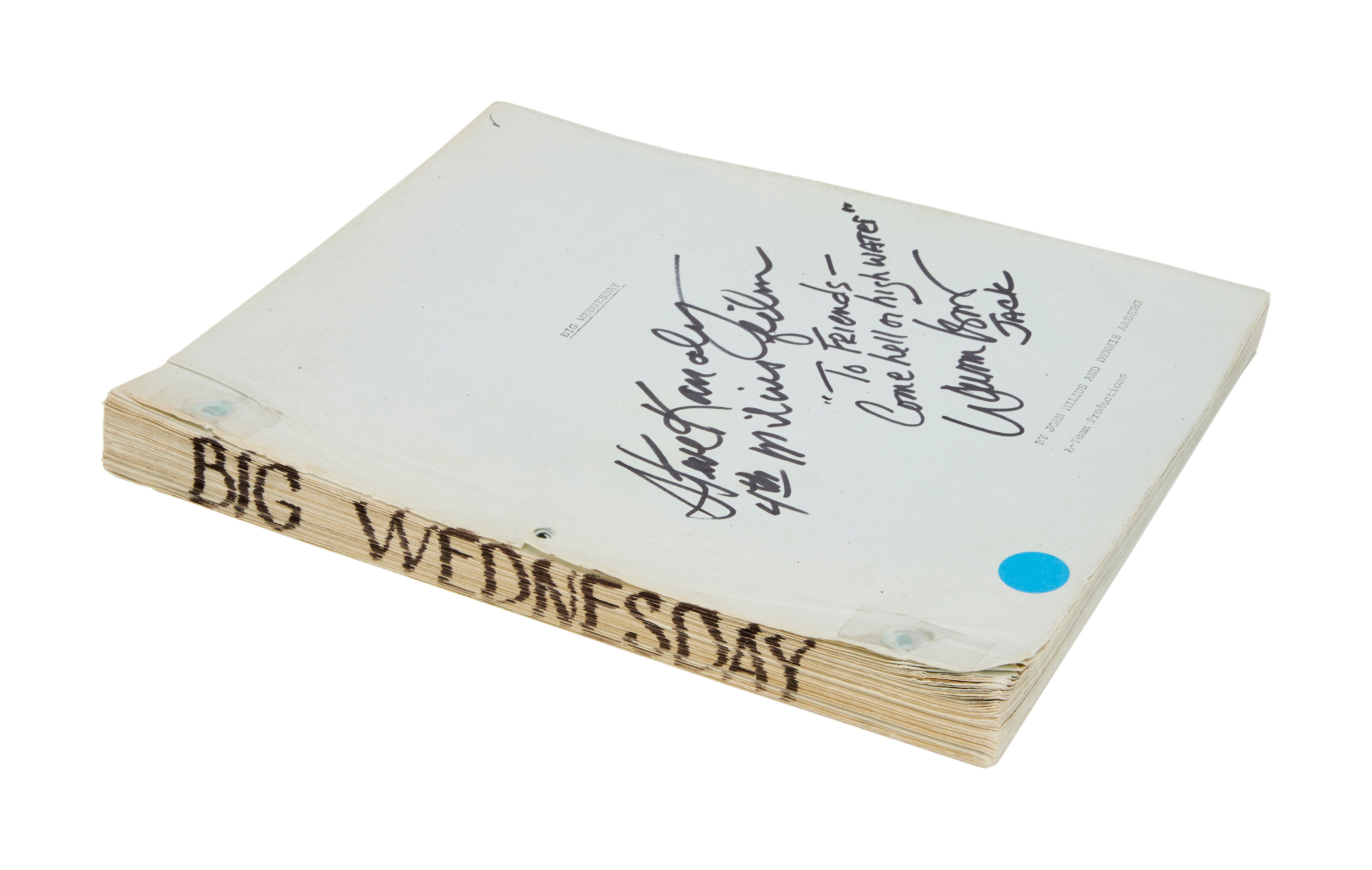 Big Wednesday | Steve Kanaly and William Katt Signed Original Script