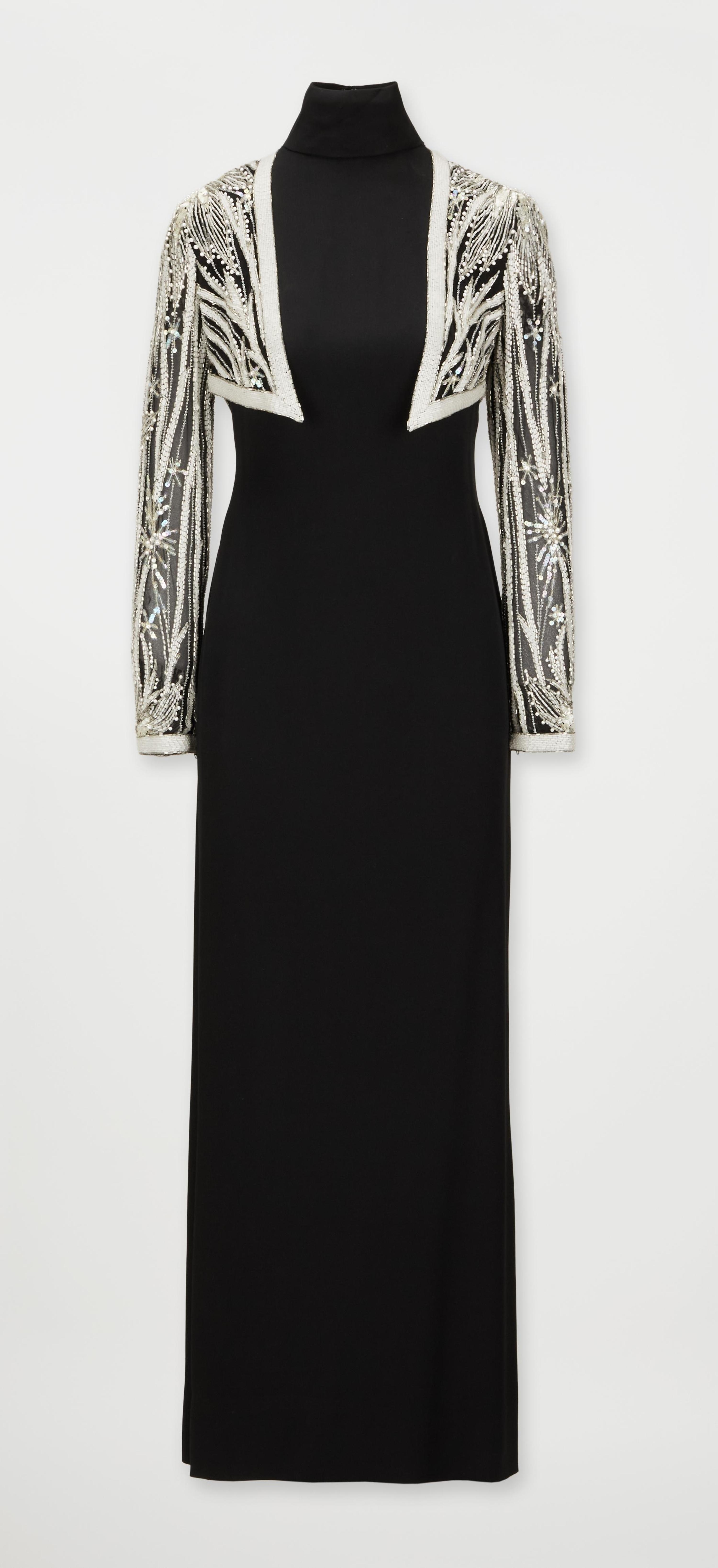 Bob Mackie | 1988 Black Evening Gown With Beading