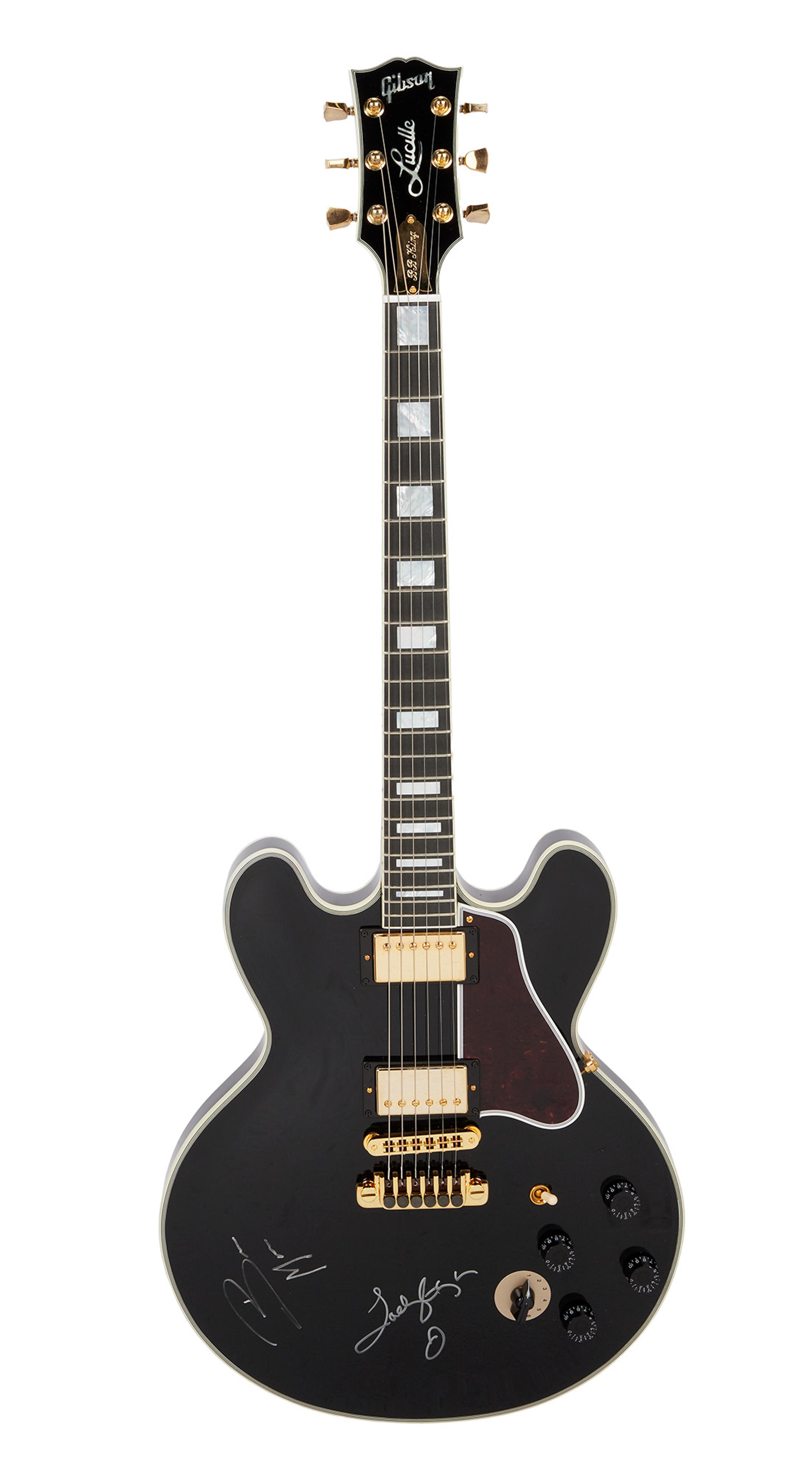 Lady Gaga and Bruno Mars | Signed Gibson B.B. King Lucille Semi