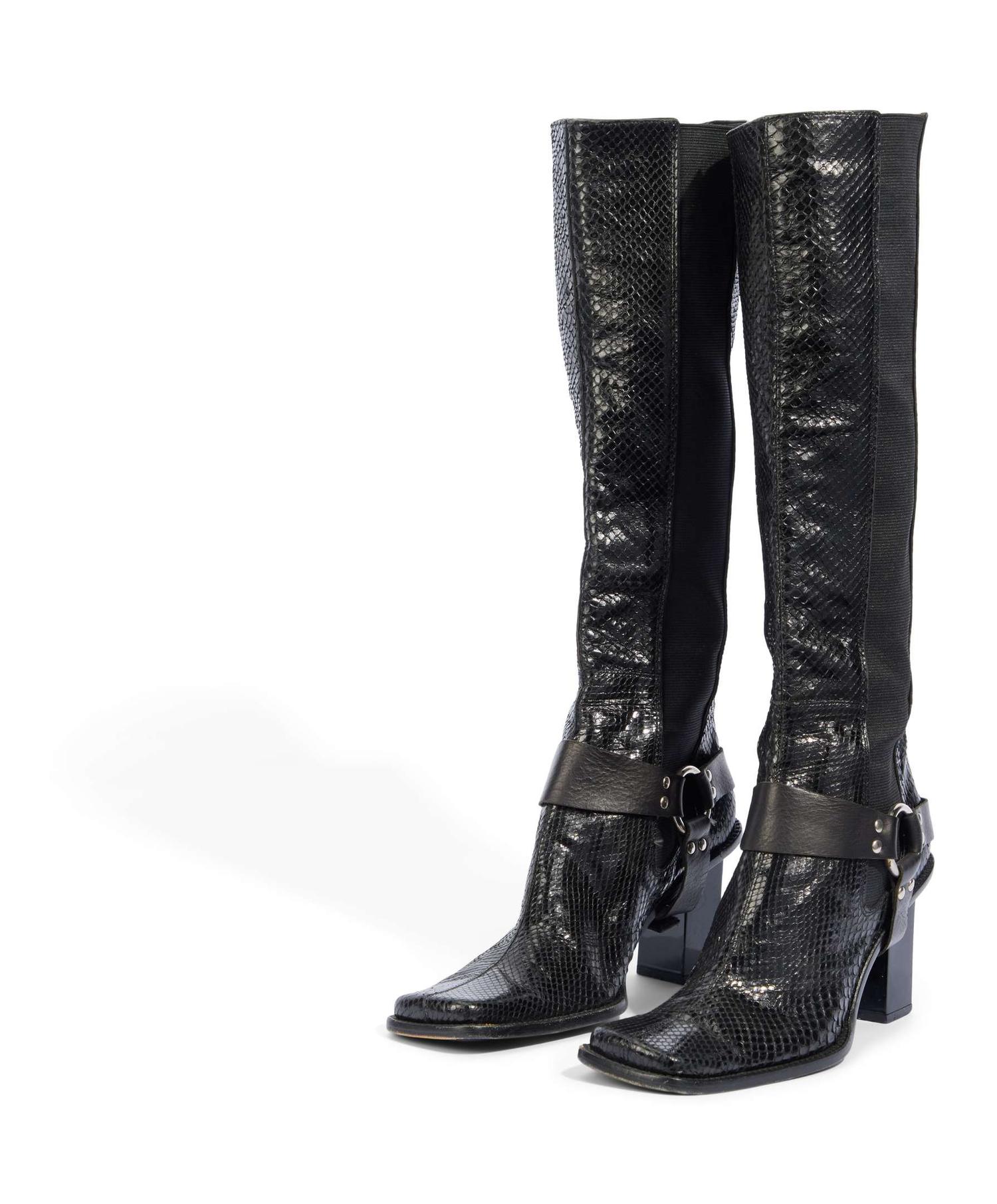 Whitney Houston | 1999 Met Gala-Worn Dolce & Gabbana Boots lot
