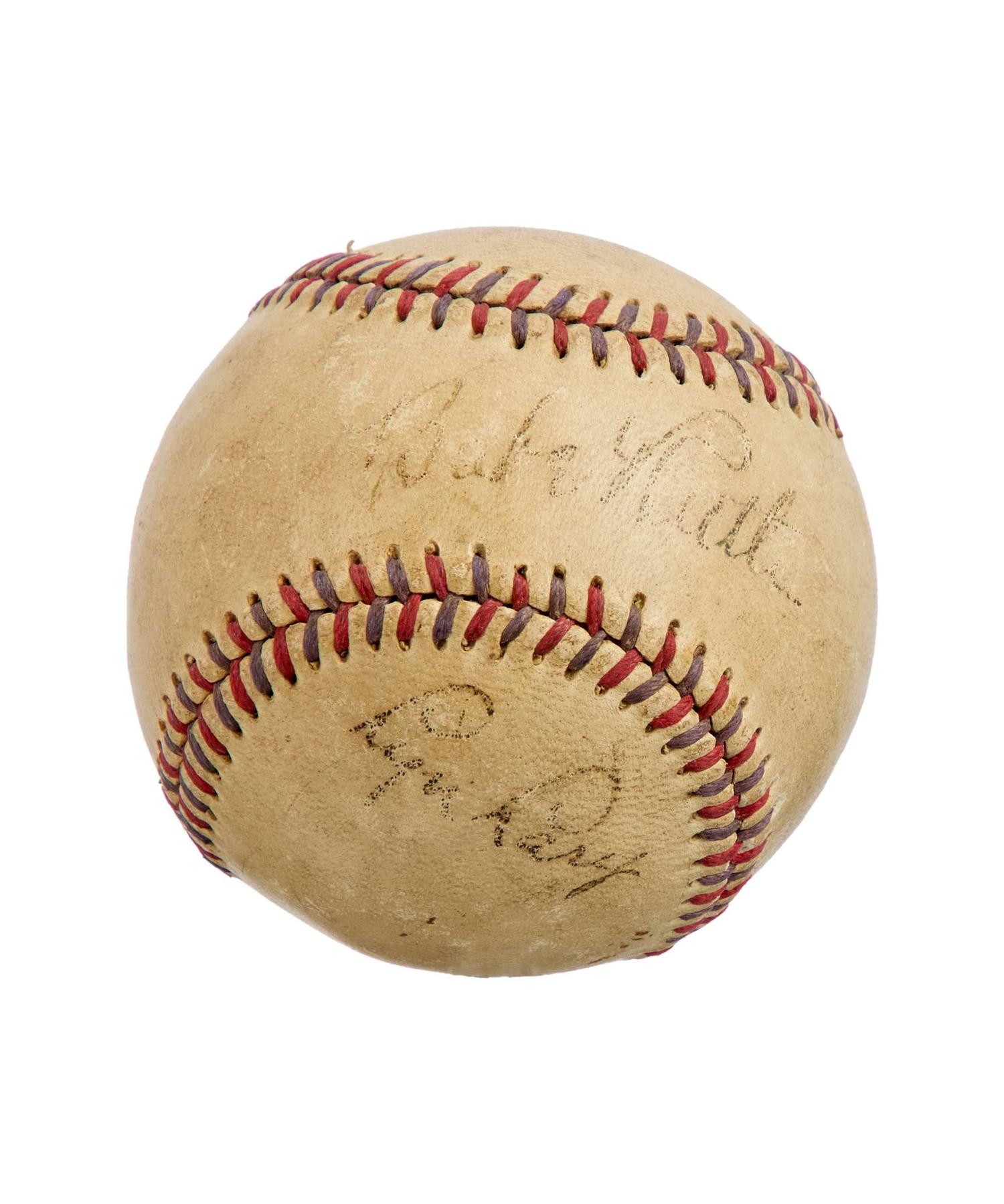 Babe Ruth | Signed Baseball (PSA) lot