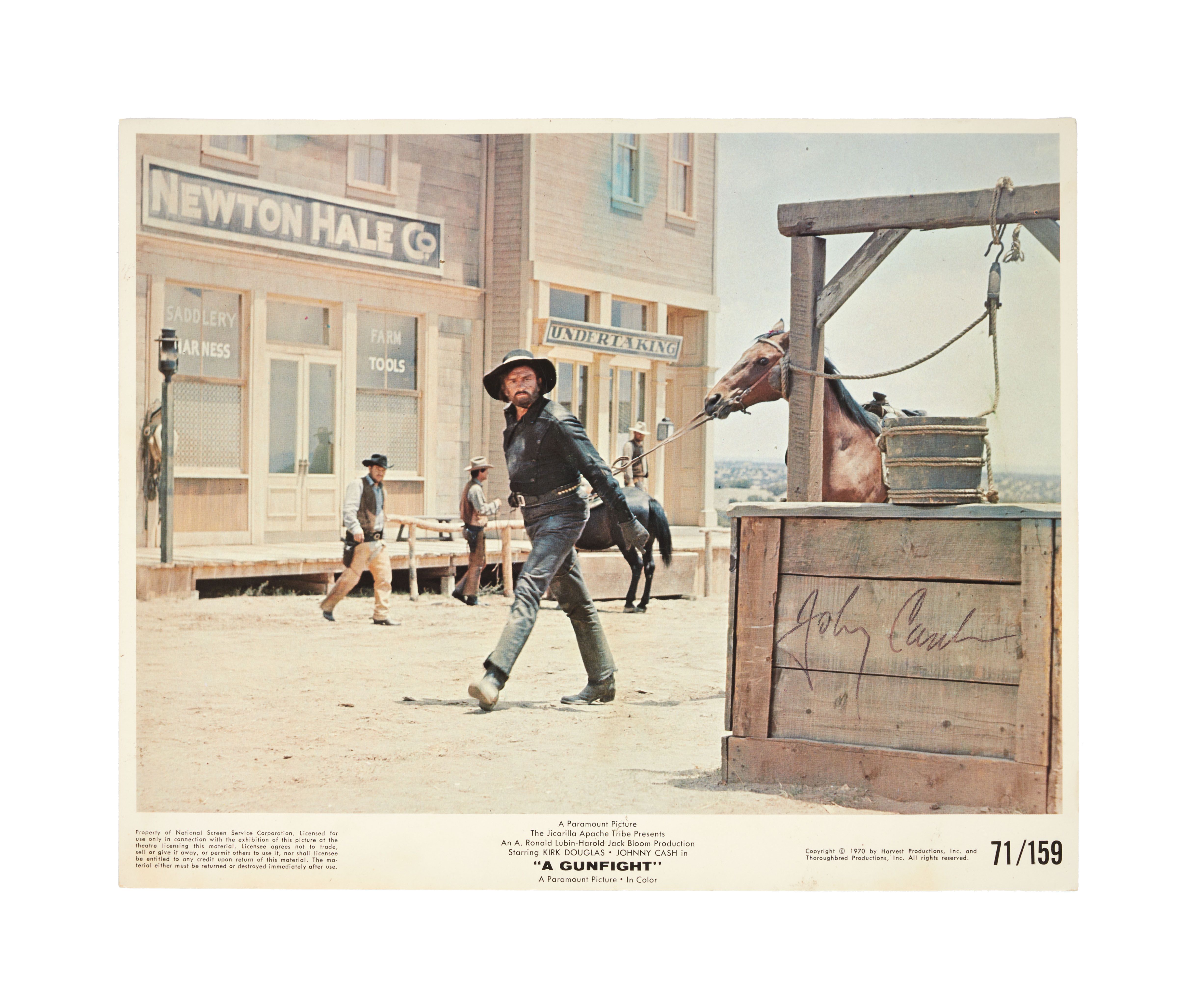 Johnny Cash | Signed Color Still from 