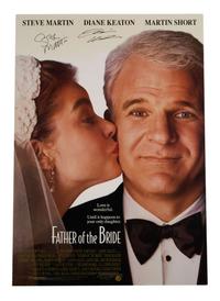 Father of the Bride (1991) | Steve Martin and Diane Keaton Signed Movie Poster