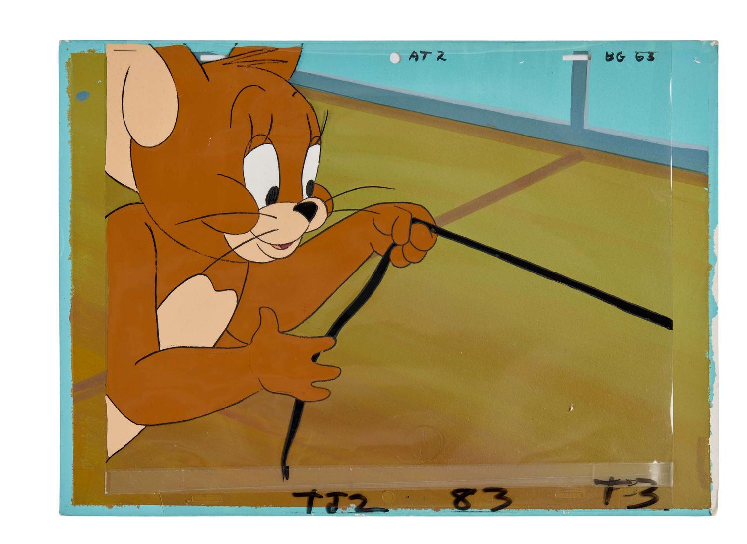 Tom and Jerry | Jerry Animation Cel with Background lot