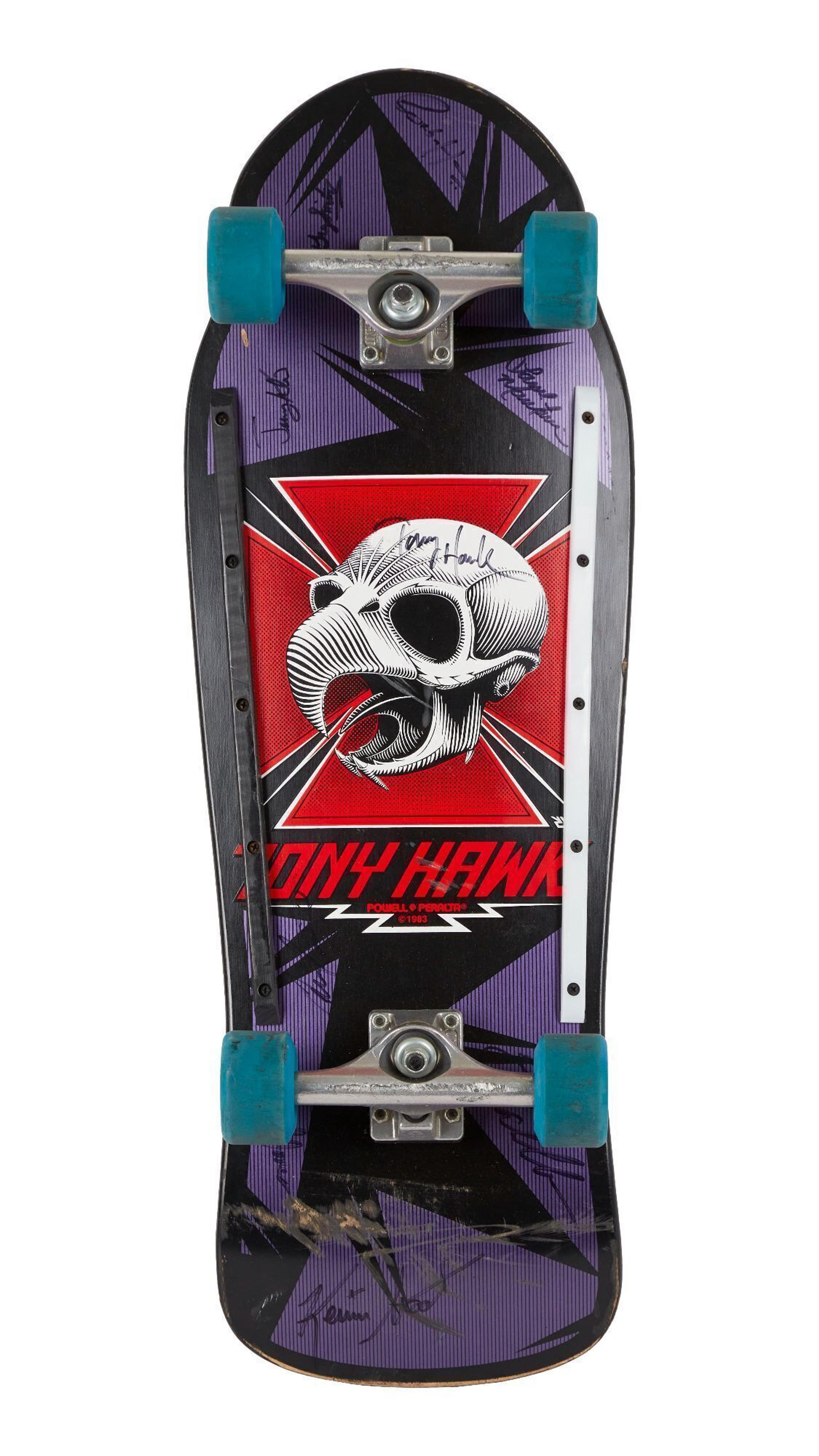 Tony Hawk's Historic X Games '900' Skateboard Achieves World