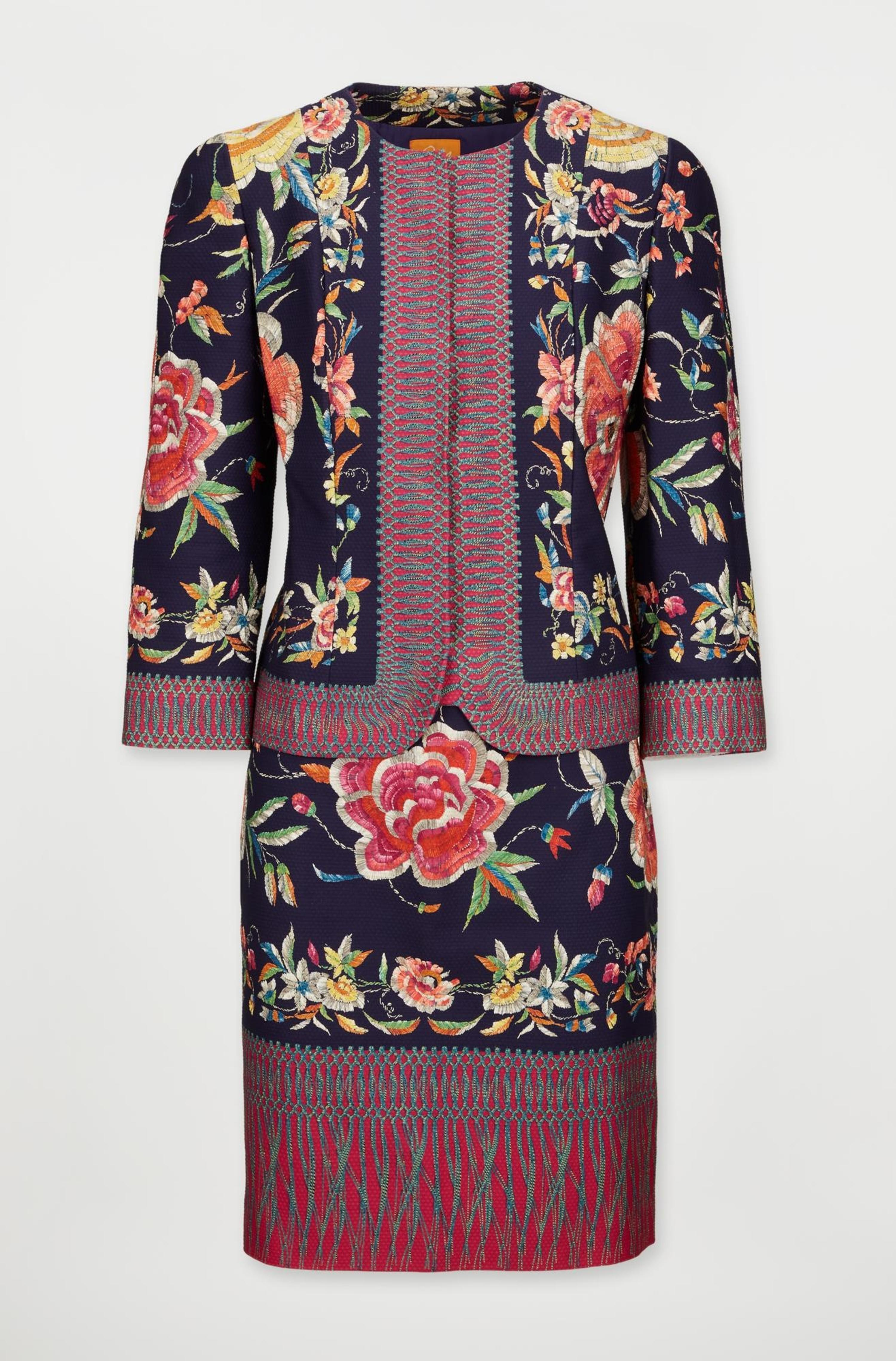 Christian Lacroix | Pret-A-Porter Floral Skirt Suit
