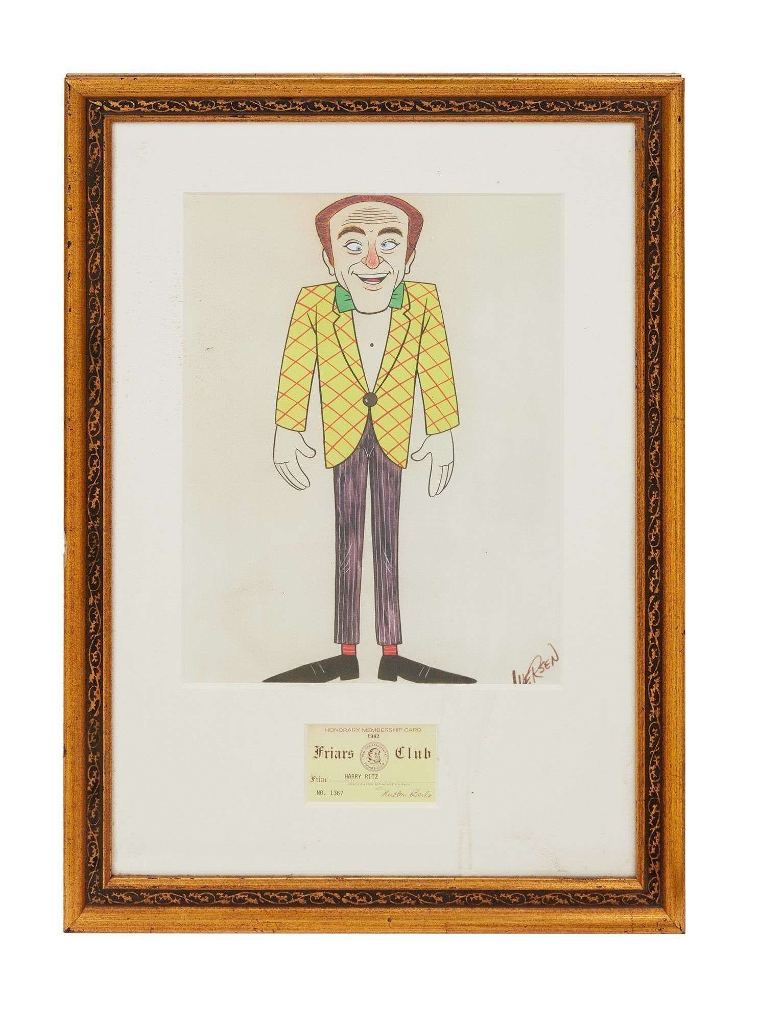 未開封friars club Friars Club | Five Misc. Framed Items