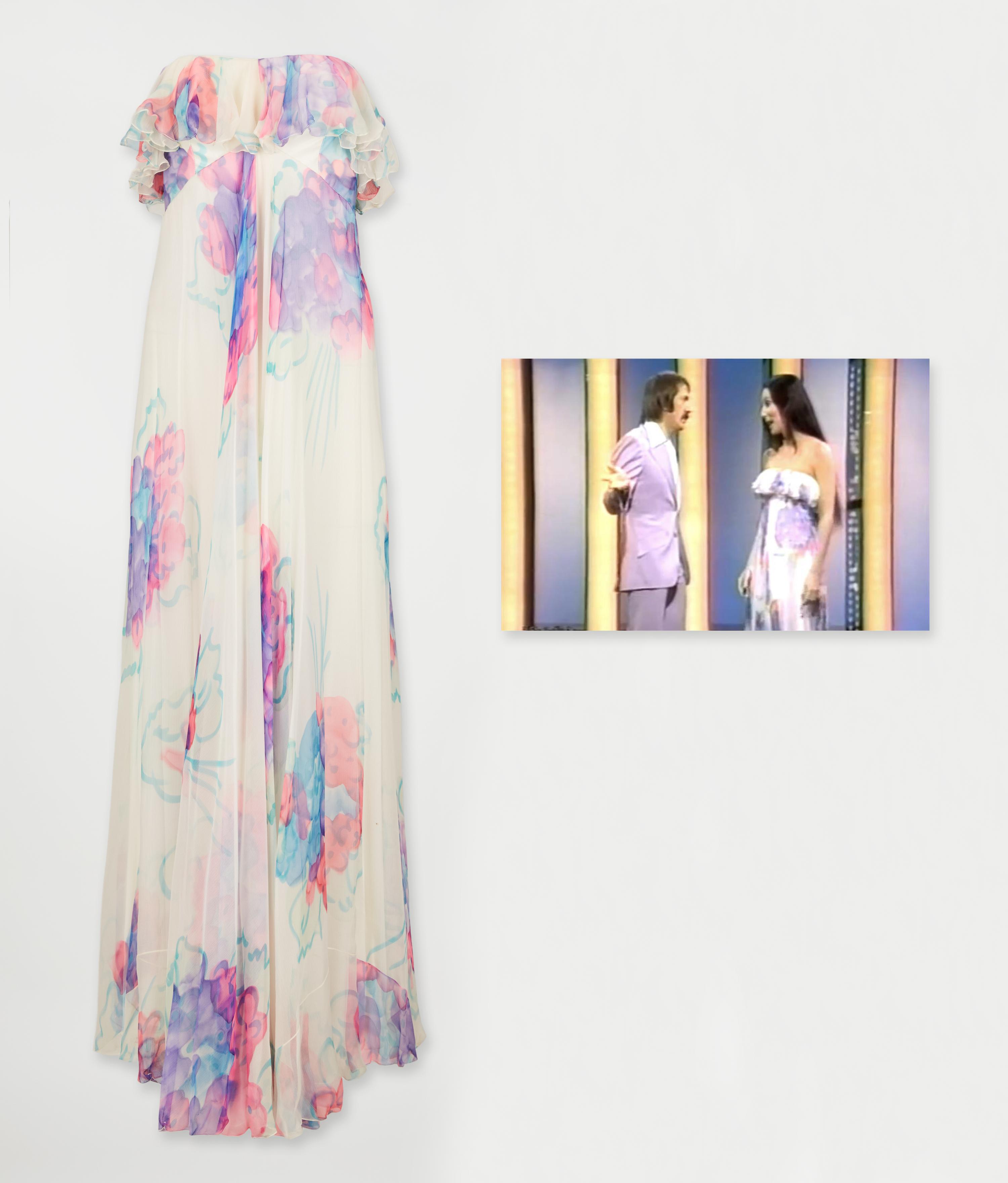 Cher | 1976 Bob Mackie "Sonny and Cher Show" Performance Worn Gown
