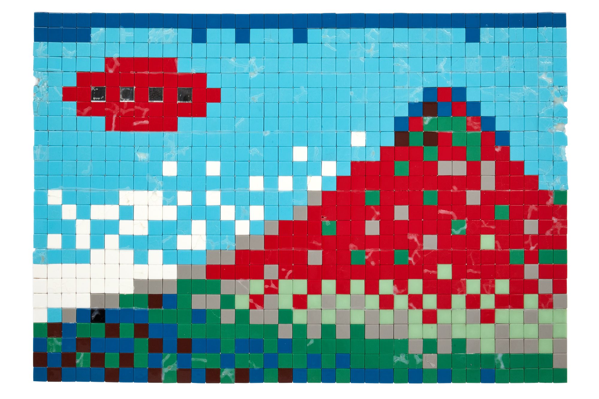 現代アート「ダルマ朝日を取り巻く層積雲」（3D painting） 現代アート「ダルマ朝日を取り巻く層積雲」（3D painting）