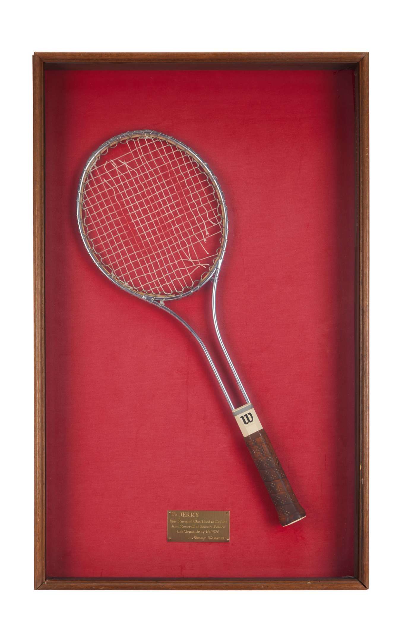 Jerry Weintraub | Jimmy Connors Gifted Tennis Racket