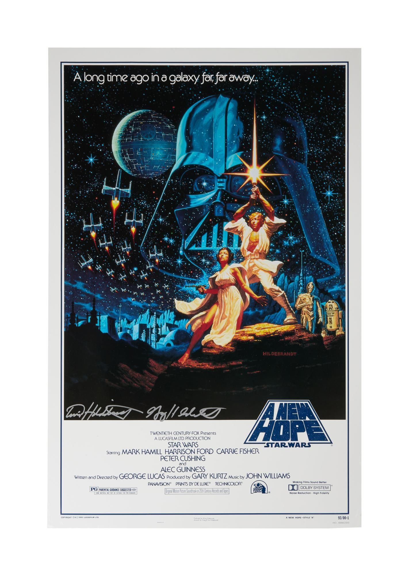 Star Wars: A New Hope | Tim and Greg Hildebrandt Signed Style A