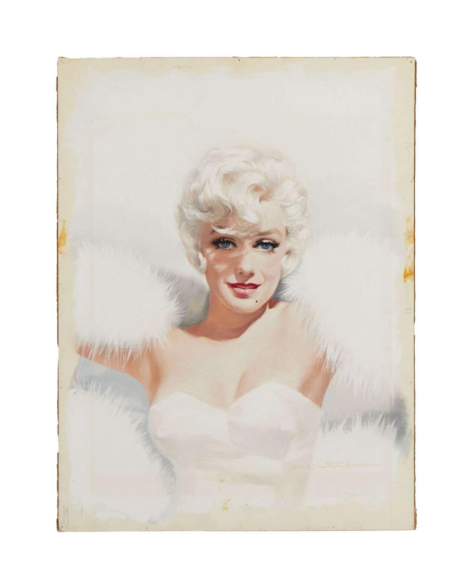 Marilyn Monroe | 1959 Original Gouache Painting by Jon Whitcomb for the Cover of Cosmopolitan Magazine lot