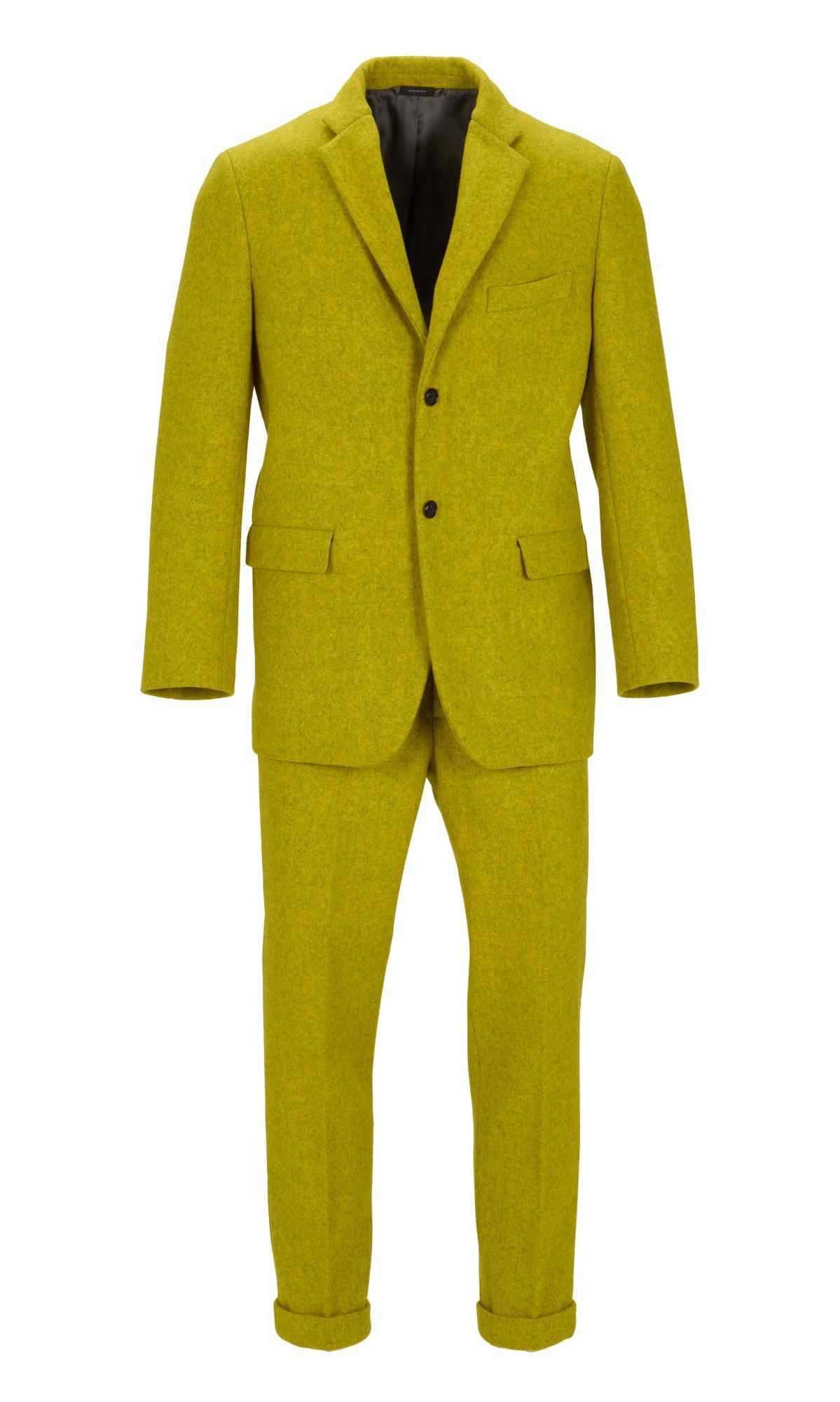 Florian Schneider | Jil Sander Chartreuse Suit