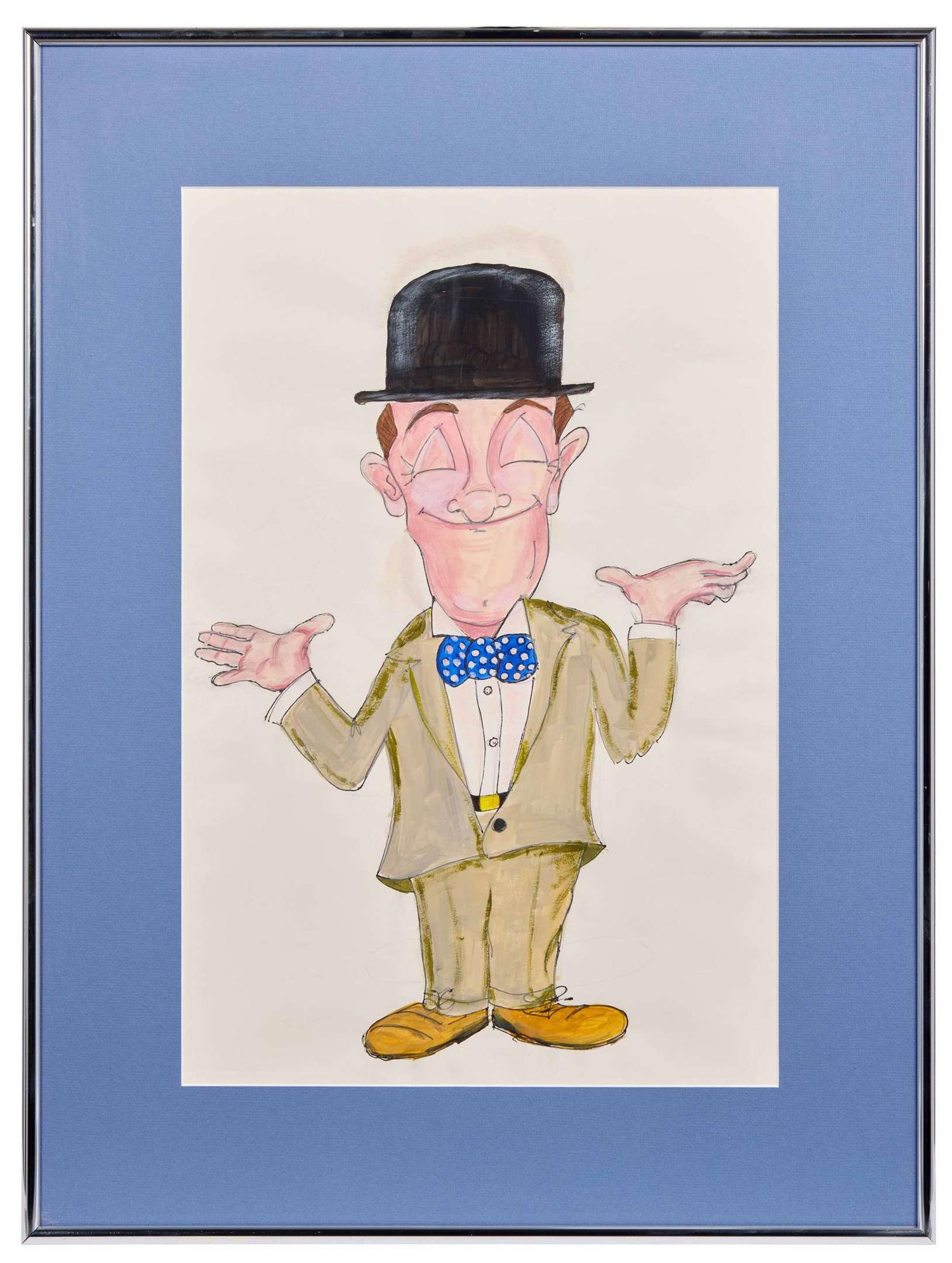 Stan Laurel | Portrait by Chuck McCann lot
