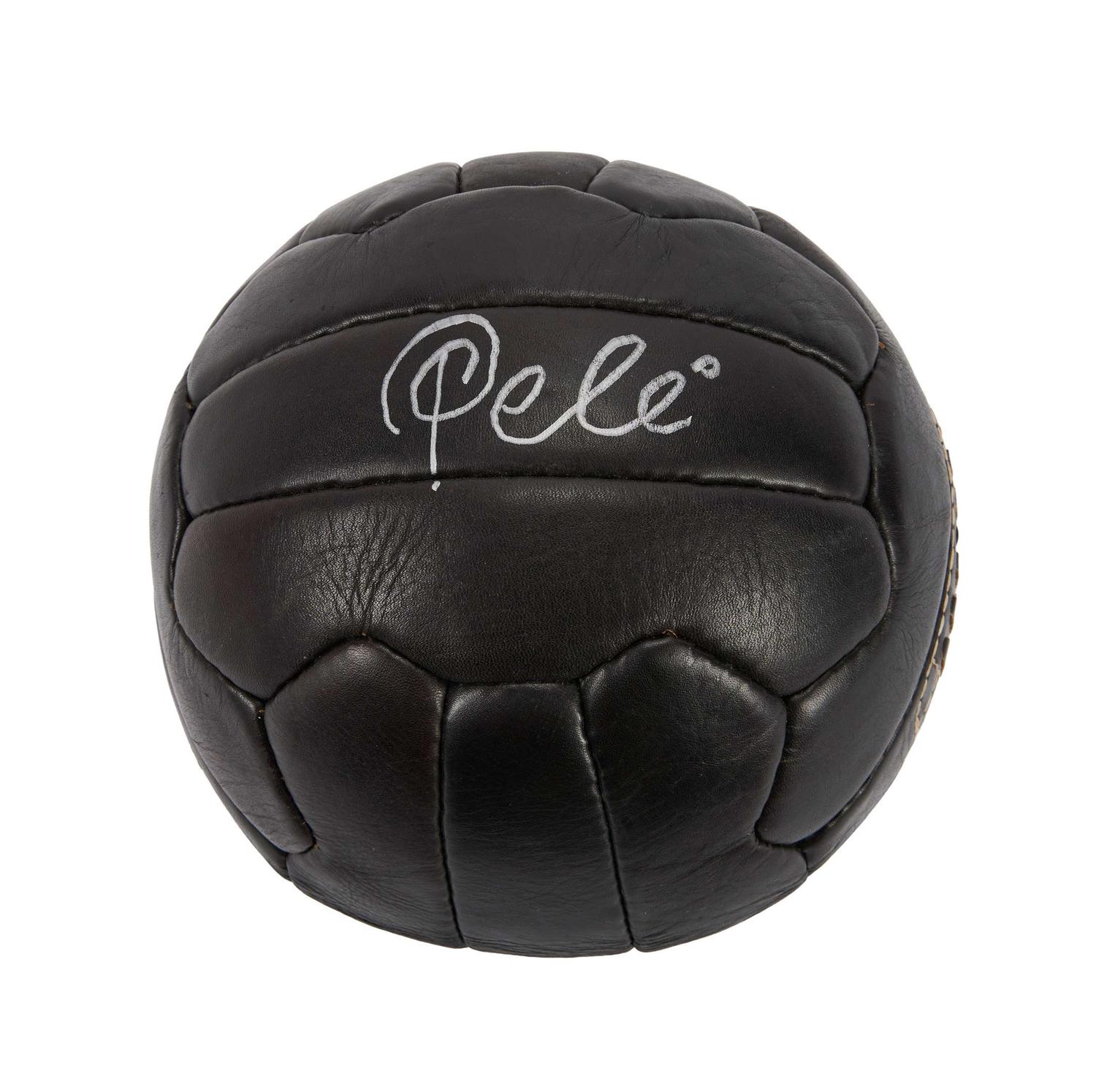 Pele | Signed 1950s-Style Football (Beckett) lot