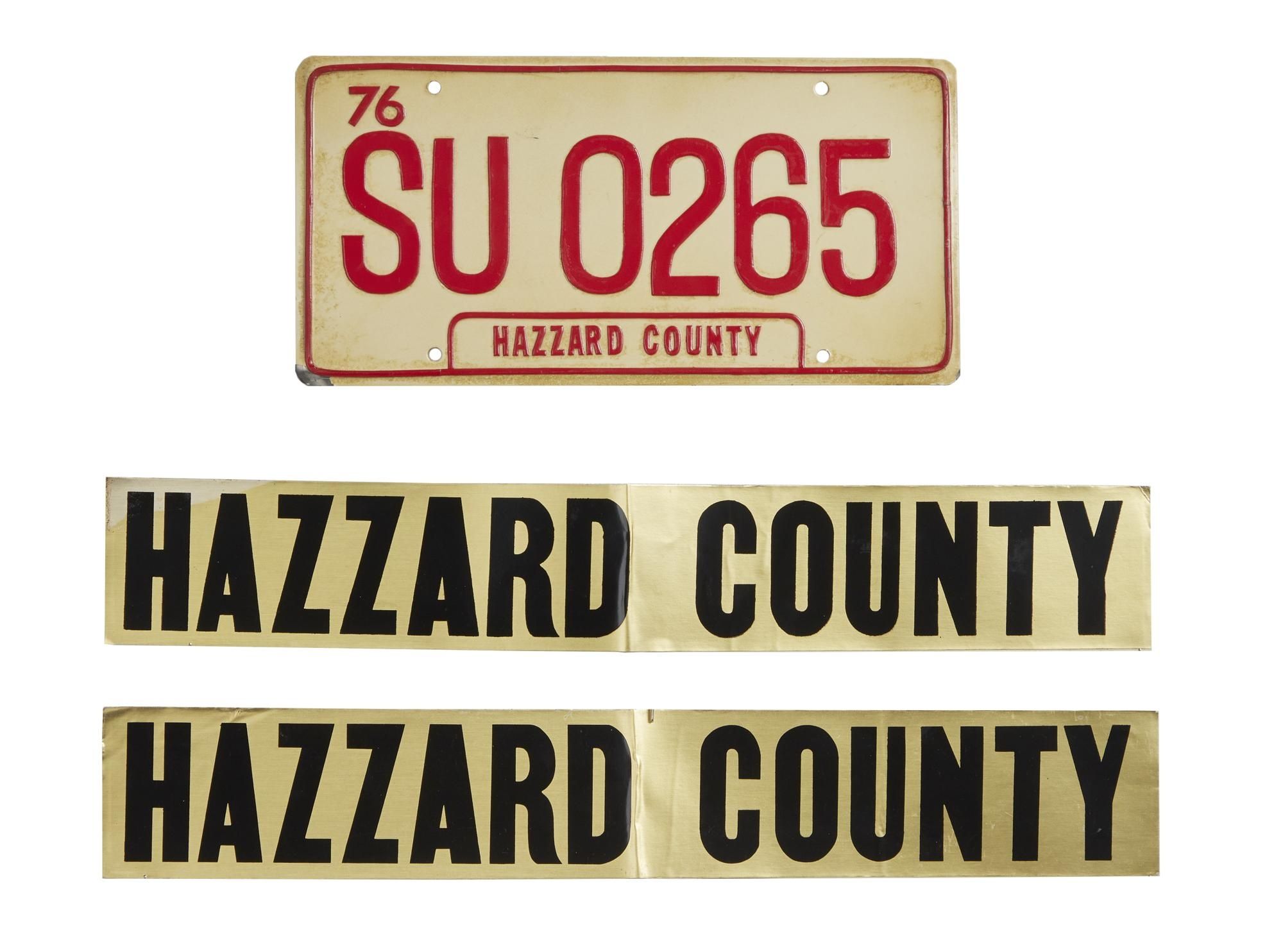 The Dukes of Hazzard | Hazzard County License Plate
