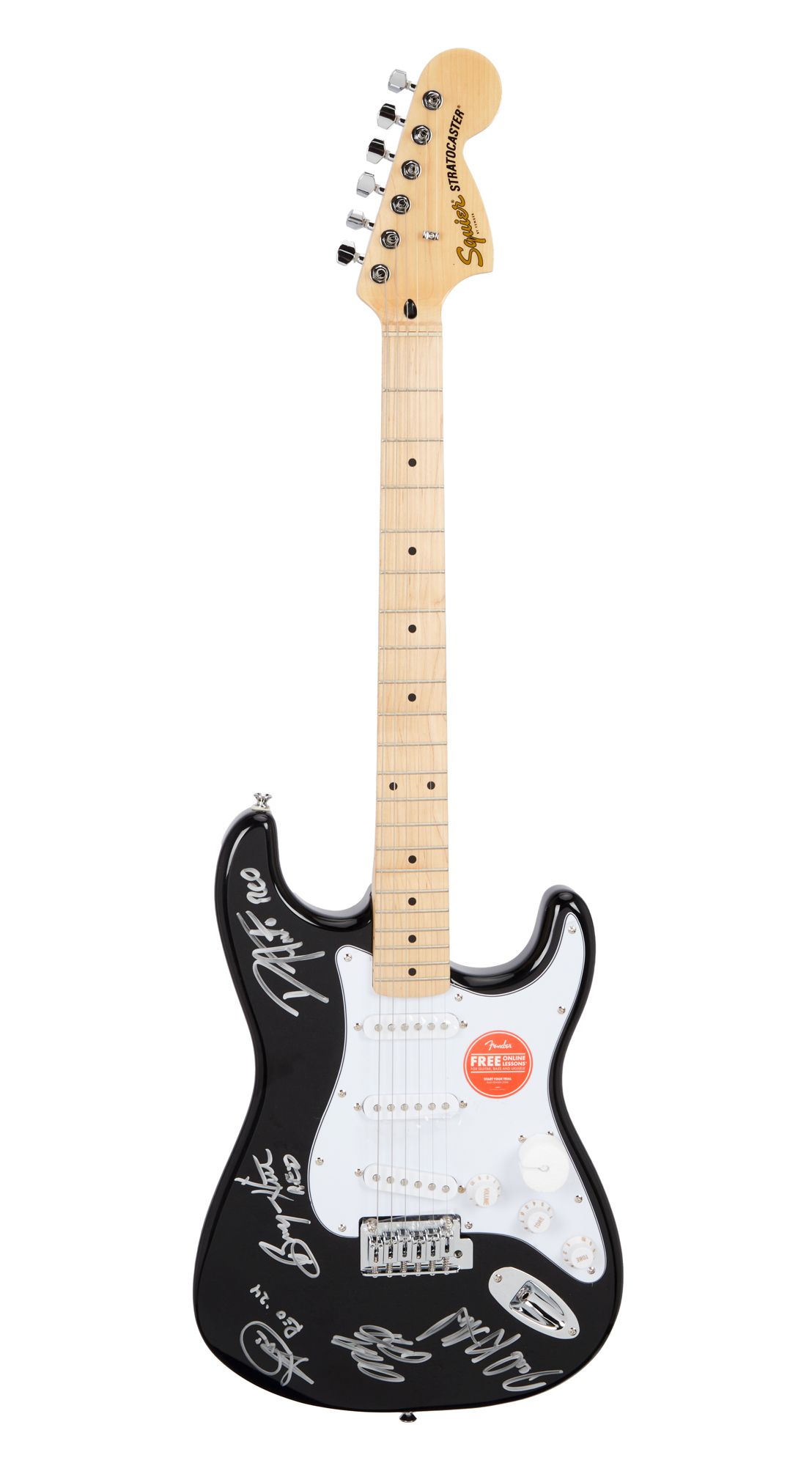 REO Speedwagon | Signed Squier Stratocaster Benefitting Monkey World