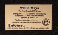 A Willie Mays "The Catch" Signed Autograph Salvino Figure,