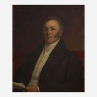 George W. Conarroe (1803-1882) A Pair of Portraits: Mr. & Mrs. Henry Richards of Philadelphia, PA, dated "1834"