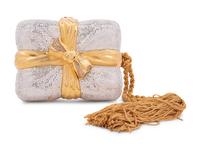 Judith Leiber Box and Bow Tasseled Minaudière