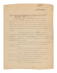 CALDWELL, Erskine (1903-1987). Original typescript for "The Man Who Looked Like Himself." 1935.