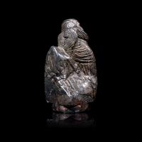 A Chinese Carved Stone 'Phoenix' Seal 鳳紋石印