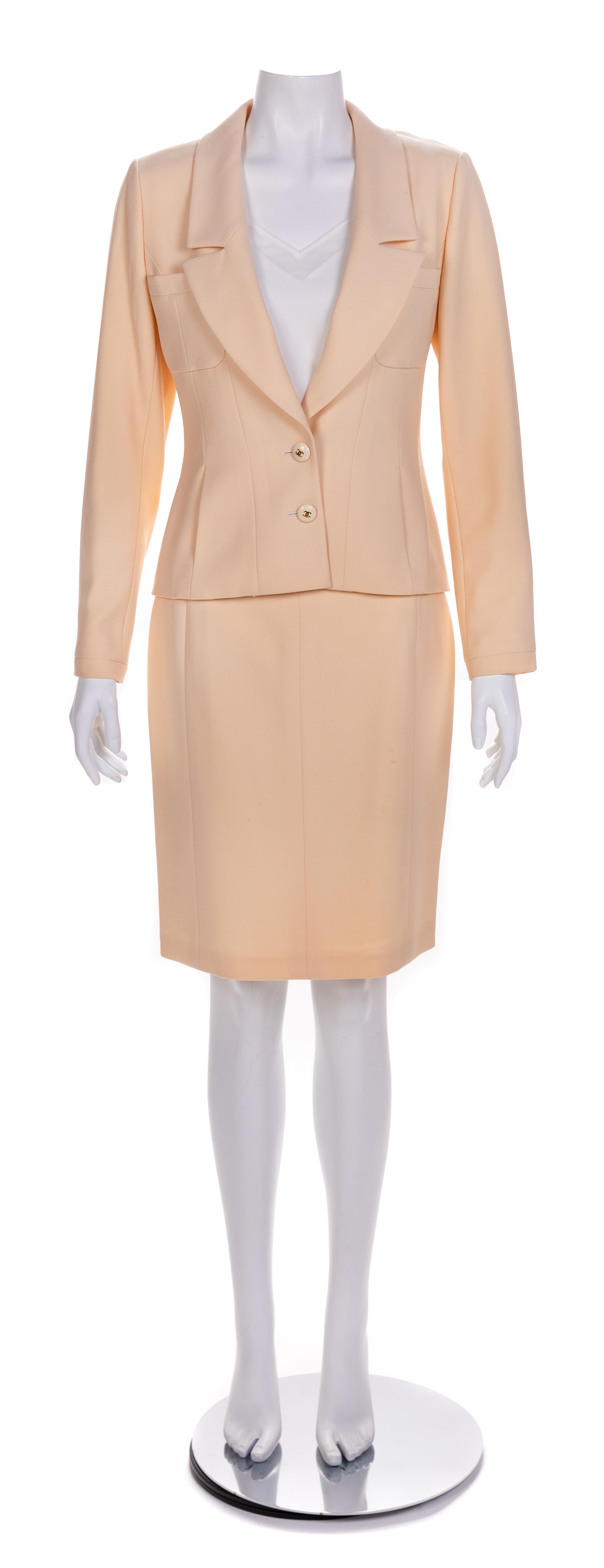 Chanel Cream Suit, 1990-2000s