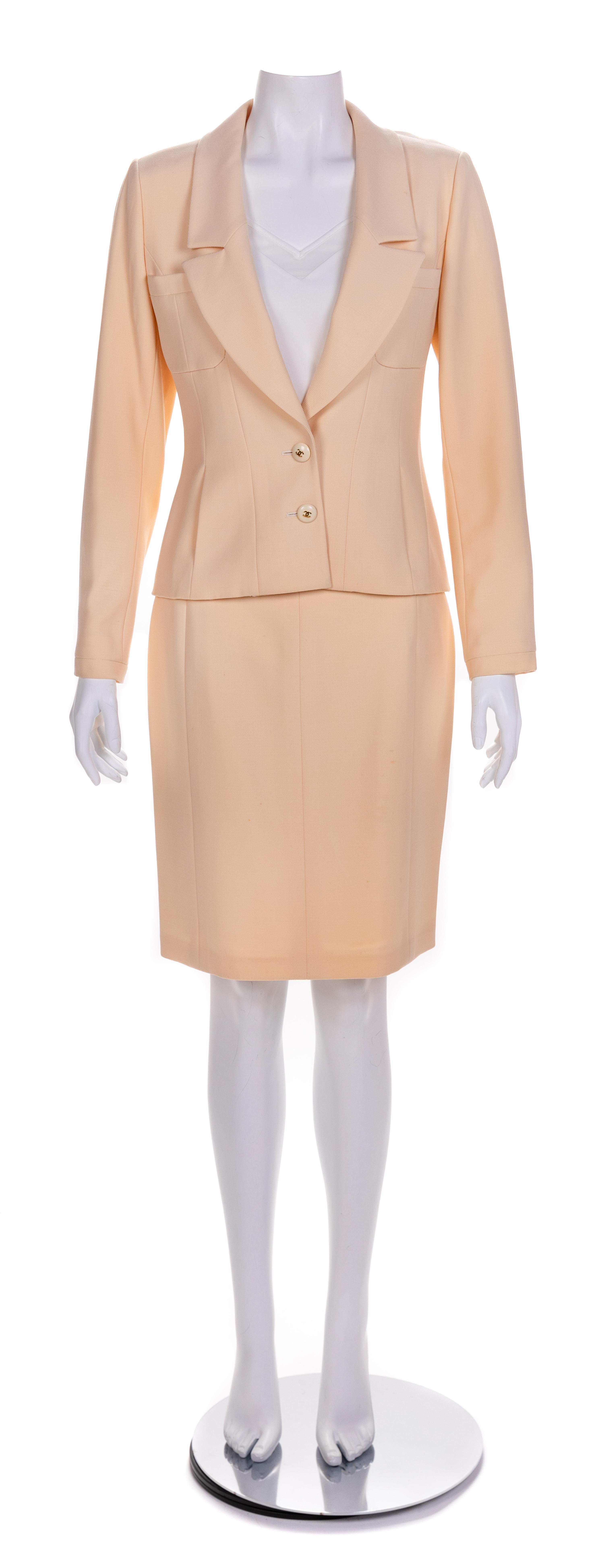 Chanel Cream Suit, 1990-2000s