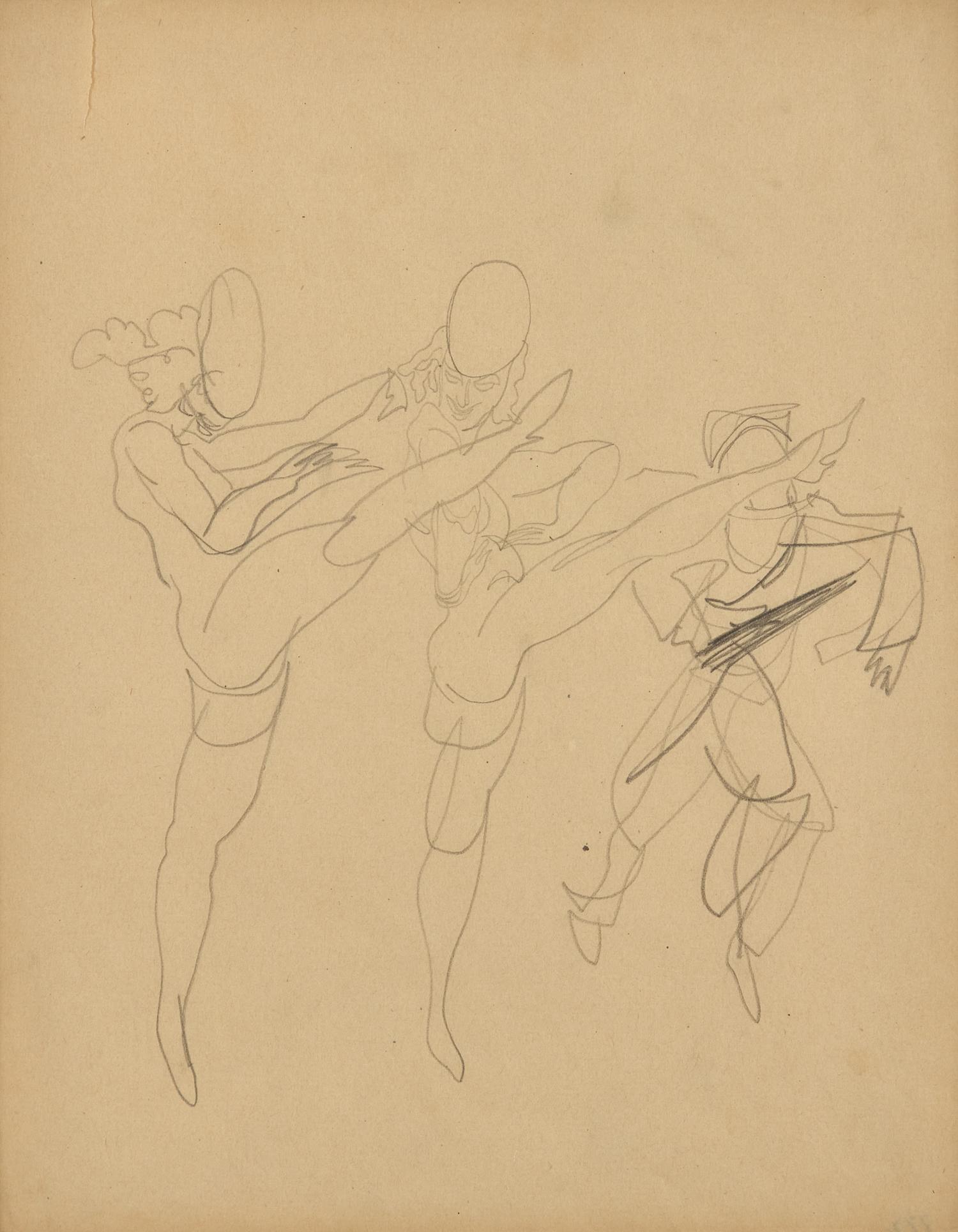 Three Cabaret Dancers