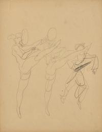 Three Cabaret Dancers