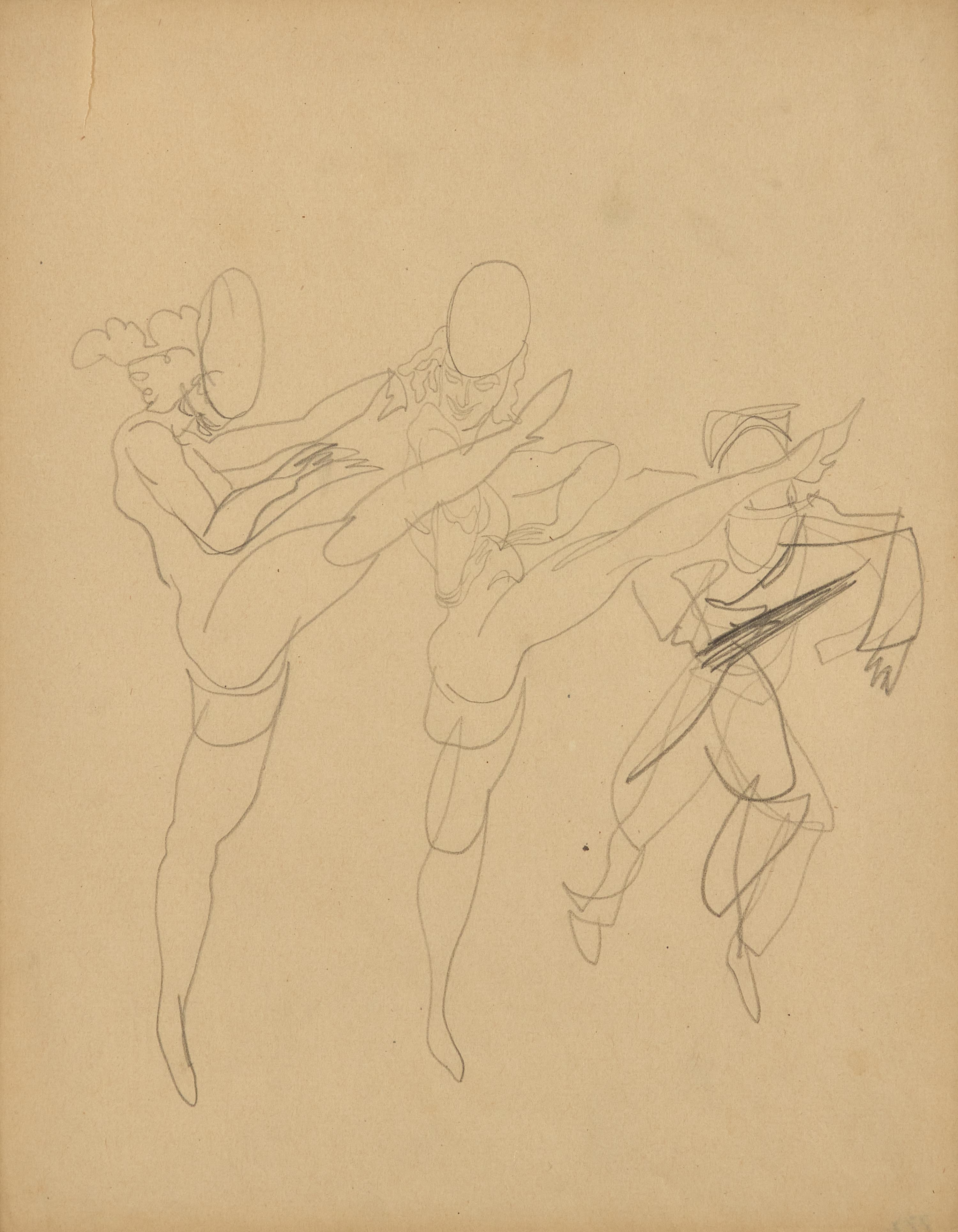 Three Cabaret Dancers