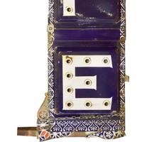 An Enameled Double-Sided Cafe Sign, Federal Electric Co., Chicago, IL. 35" W x 8" D x 118" H — United States, Early 20th Century