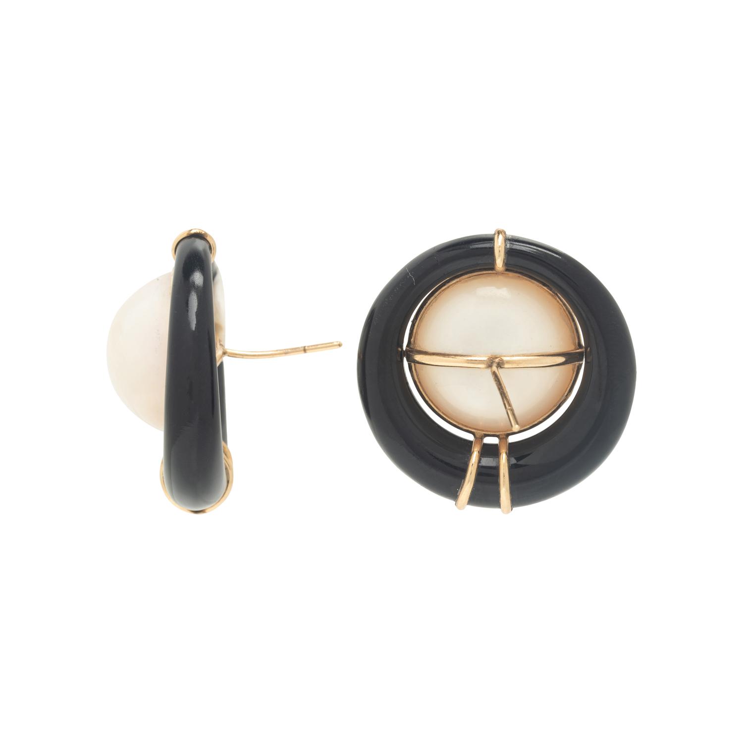 Collection of Cultured Pearl and Yellow Gold Jewelry