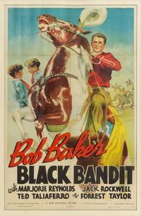 An Advertising Poster for the Western Film Black Bandit