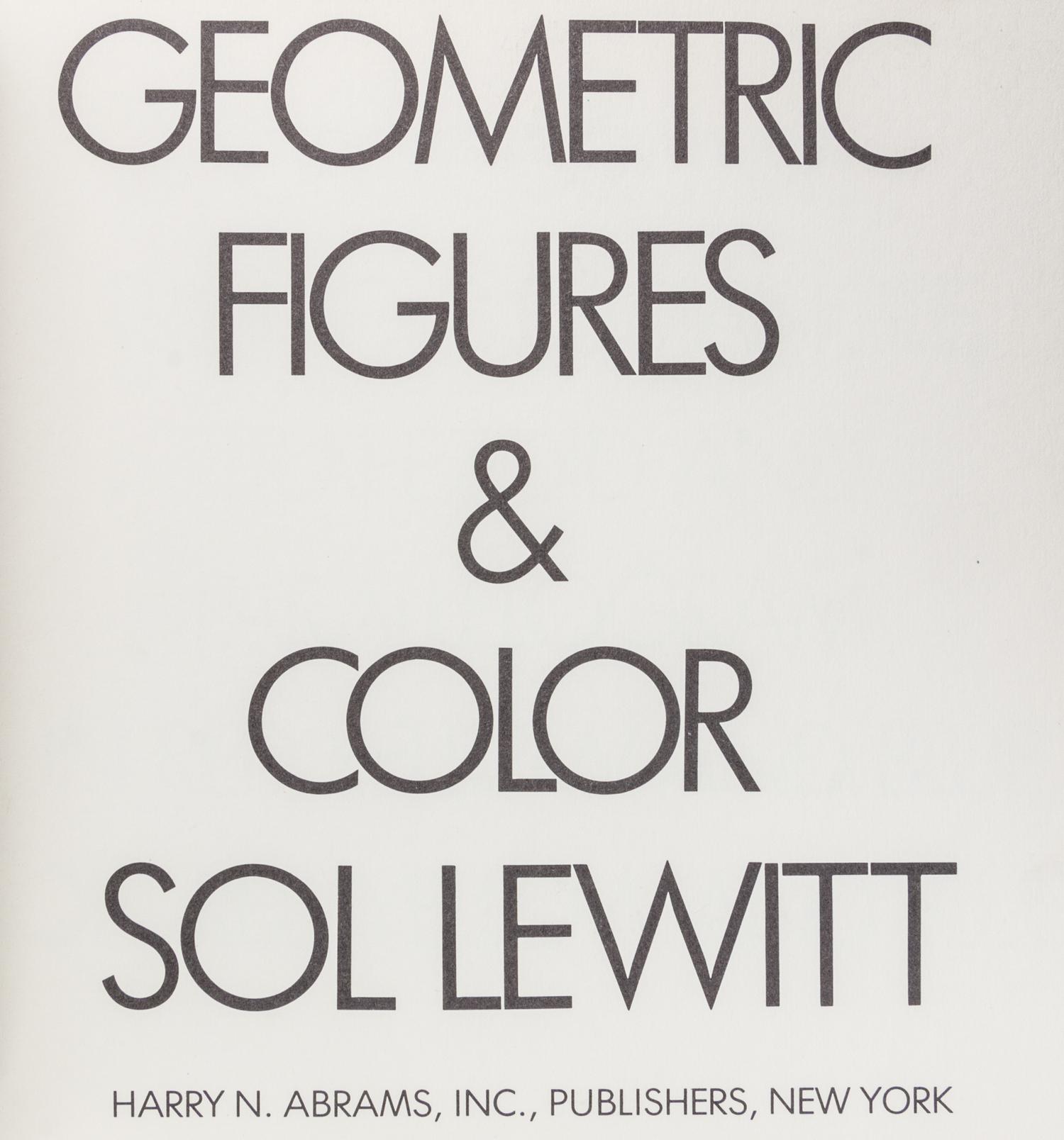 LEWITT, SOL. A group of 10 volumes.