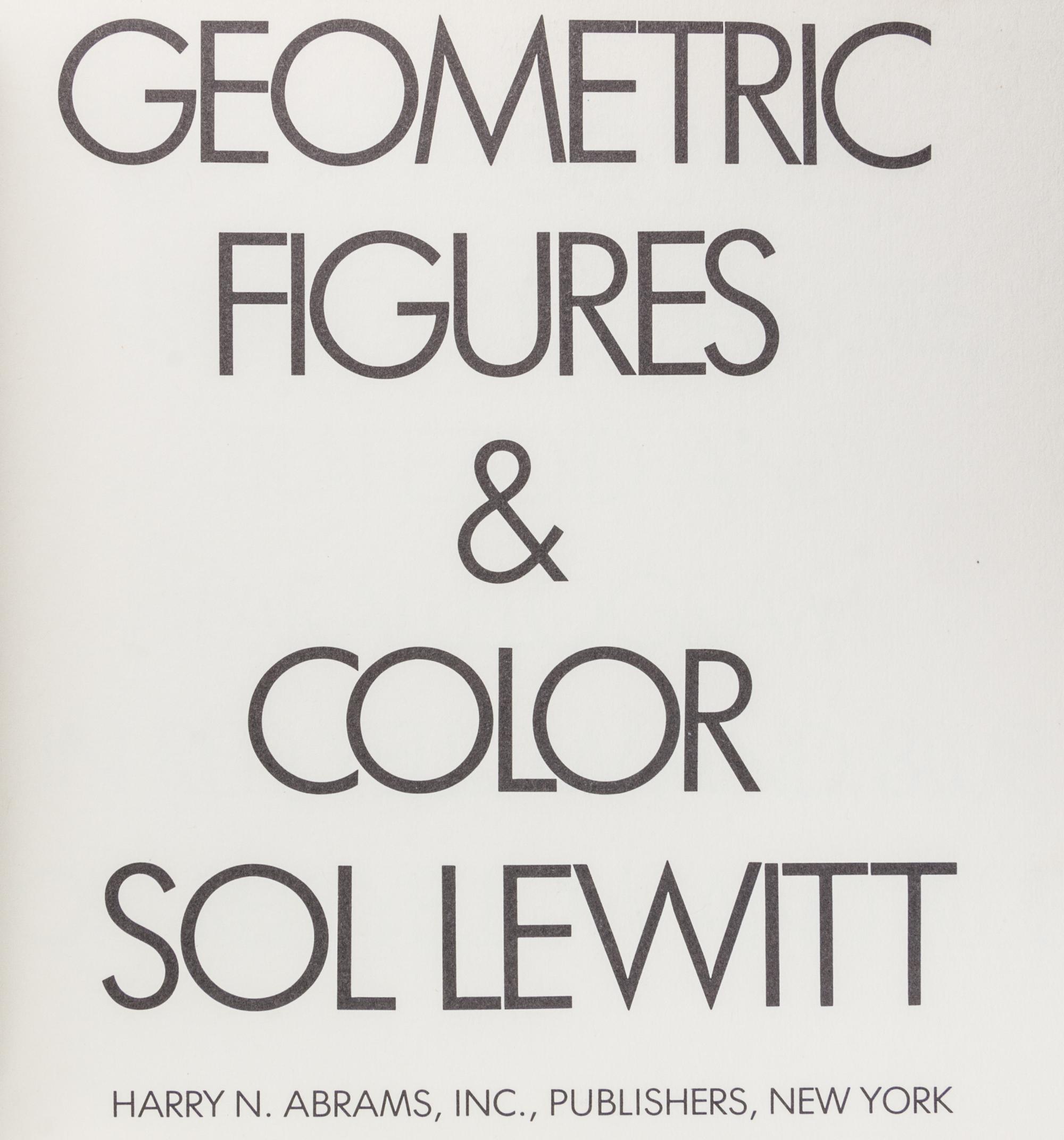 LEWITT, SOL. A group of 10 volumes.