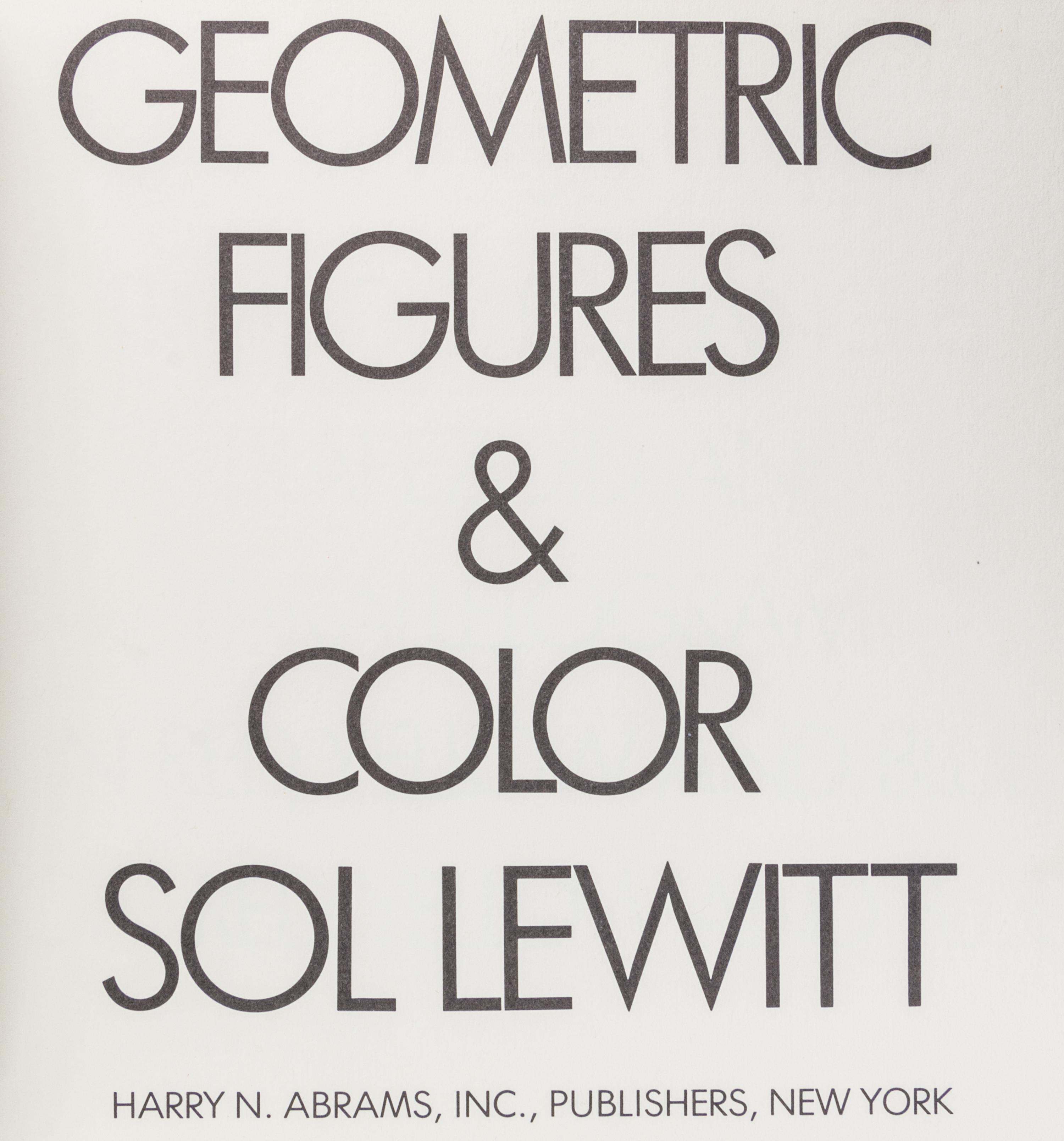 LEWITT, SOL. A group of 10 volumes.