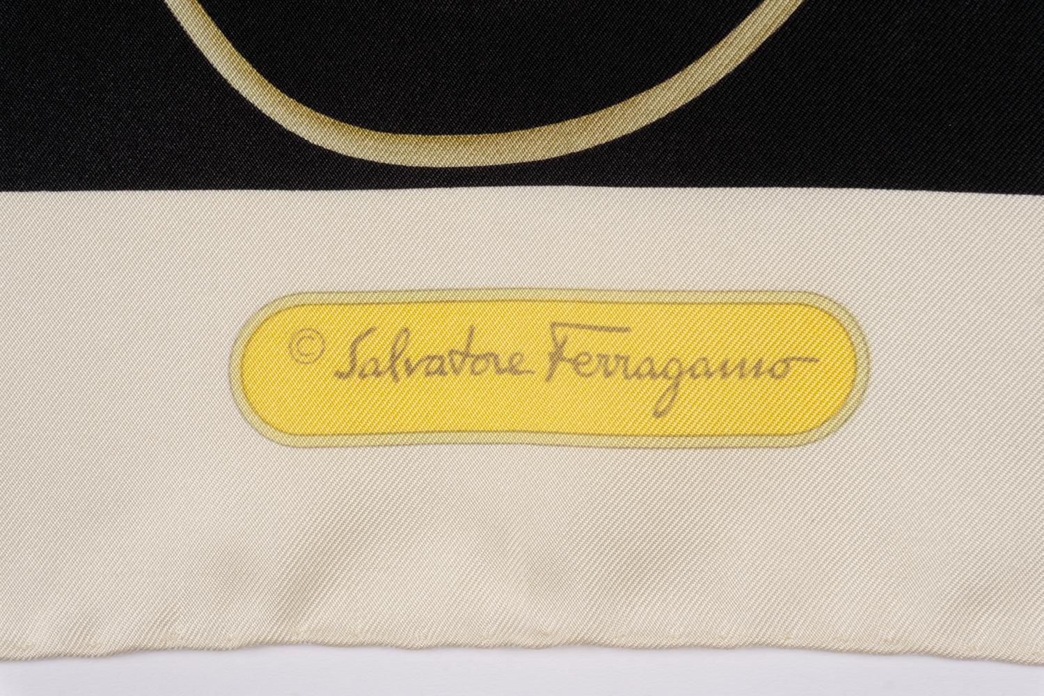 Five Salvatore Ferragamo Scarves