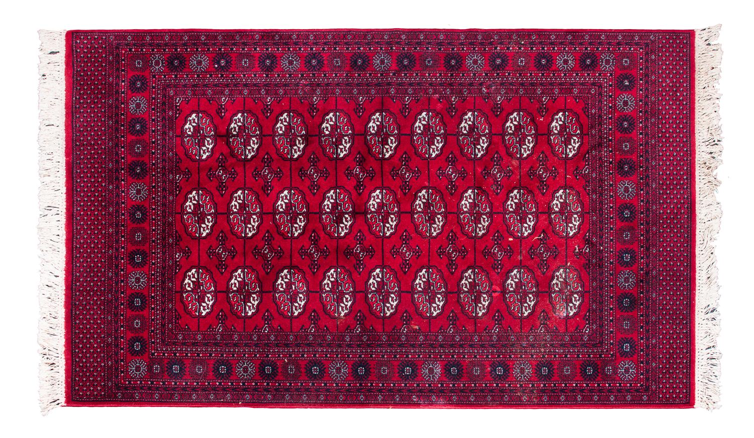 A Boukara Wool Mat 6 feet 5 inches x 4 feet 7 inches. — 2ND HALF 20TH CENTURY