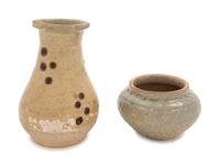 Two Chinese Celadon Glazed Pottery Wares